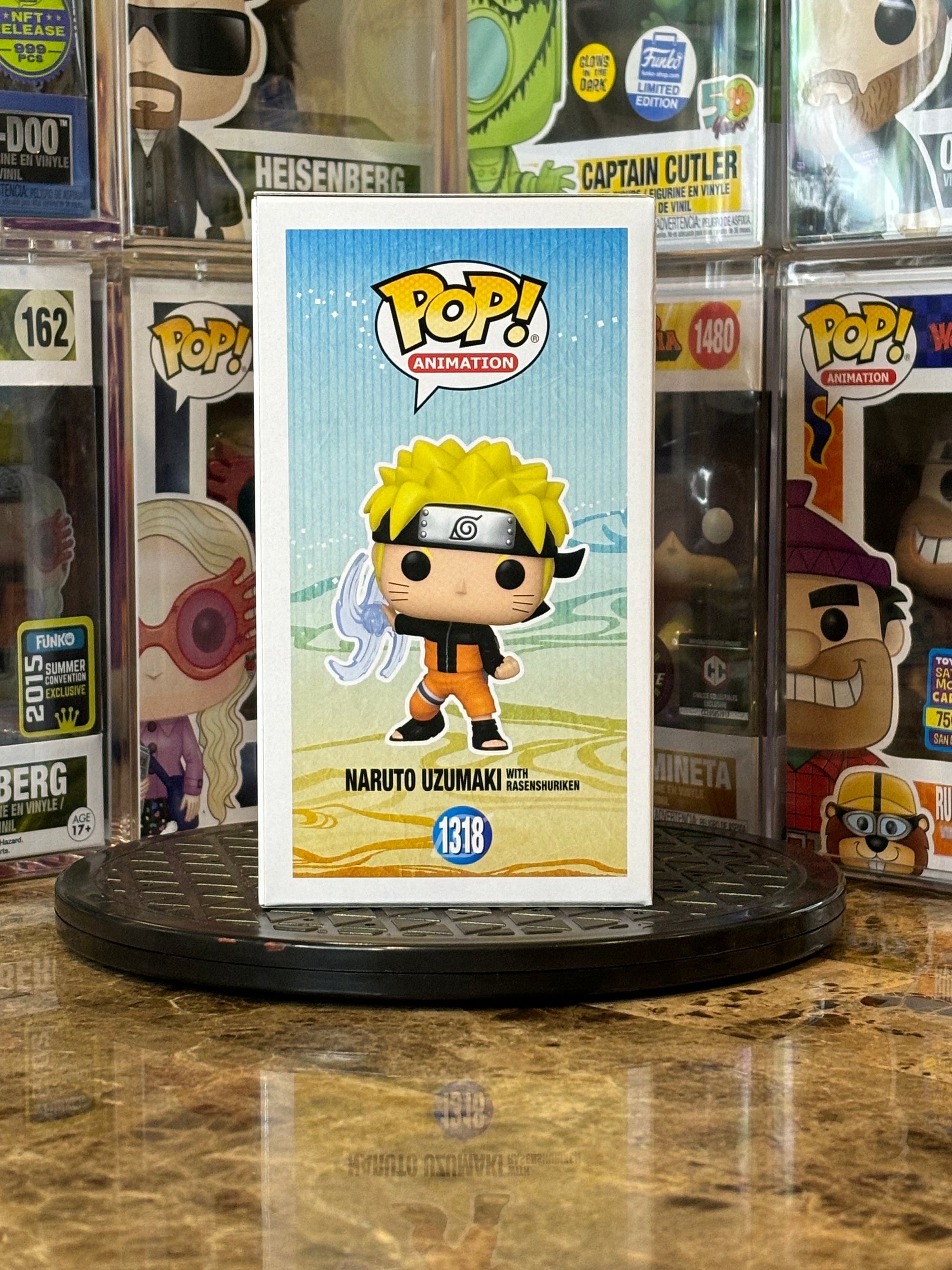 Funko Pop Naruto Shippuden Naruto Uzumaki with Rasenshuriken #1318