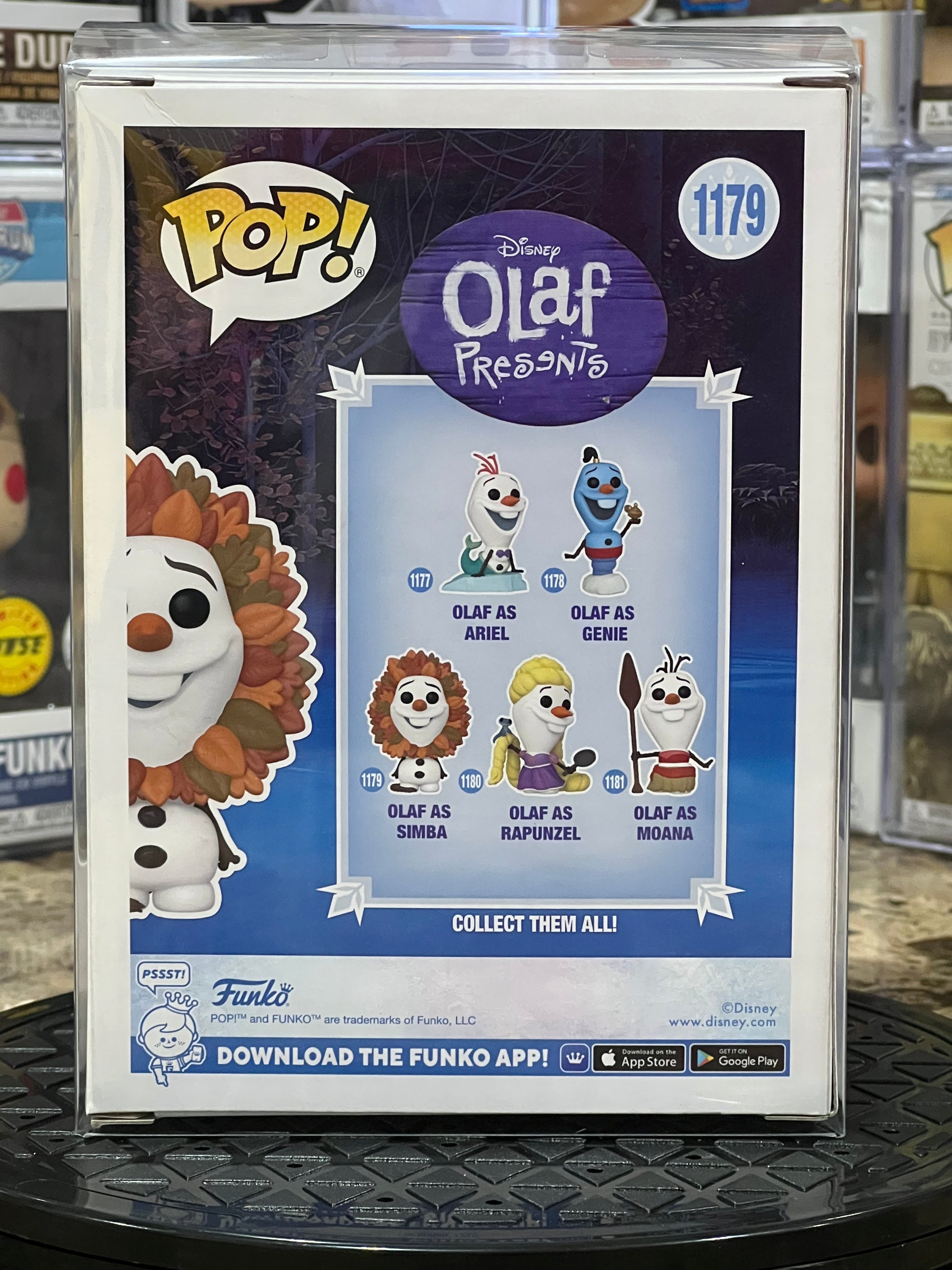 Funko Pop Olaf Presents Olaf as Simba #1179