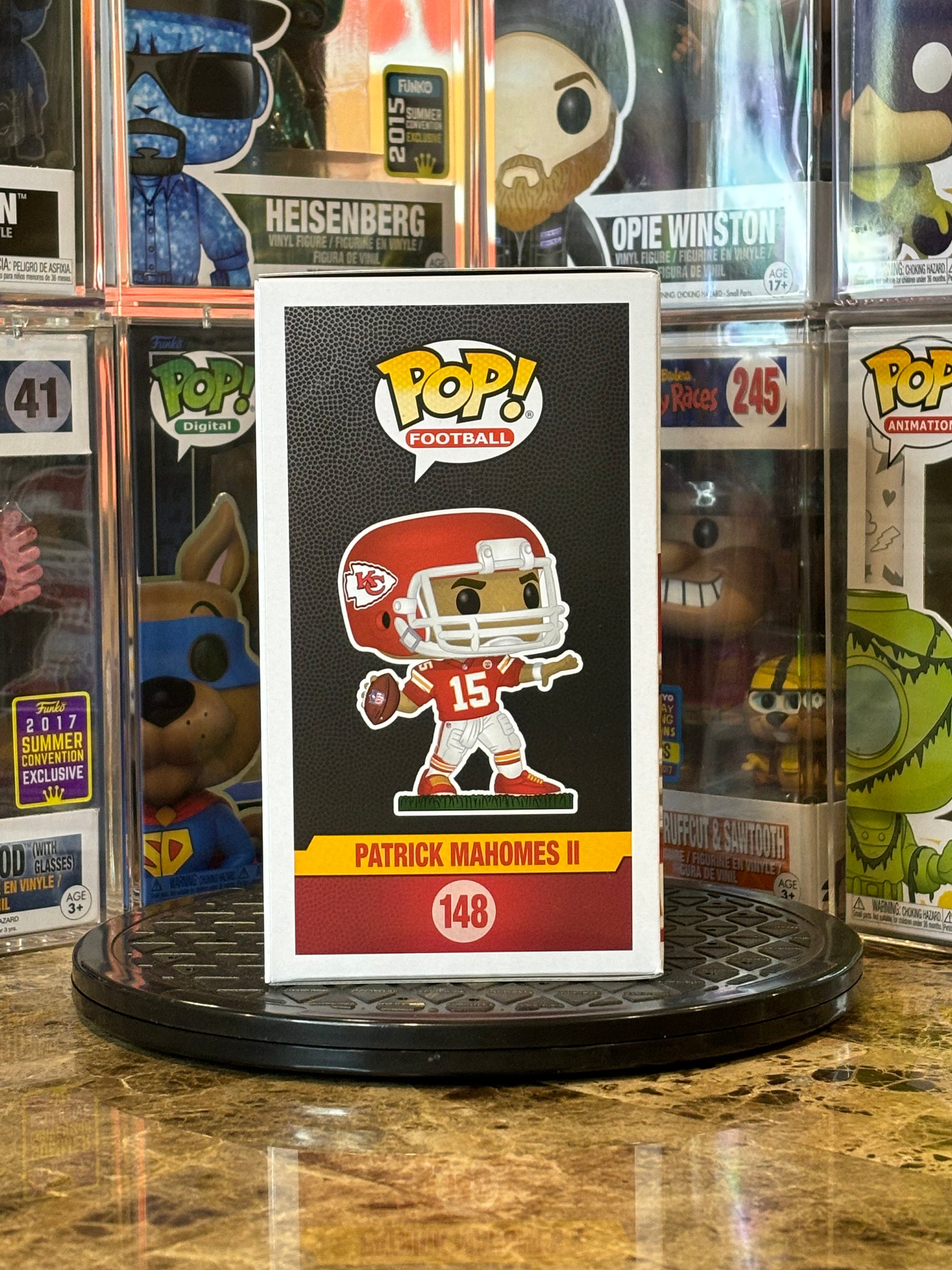 Funko Pop Chiefs Patrick Mahomes II #148