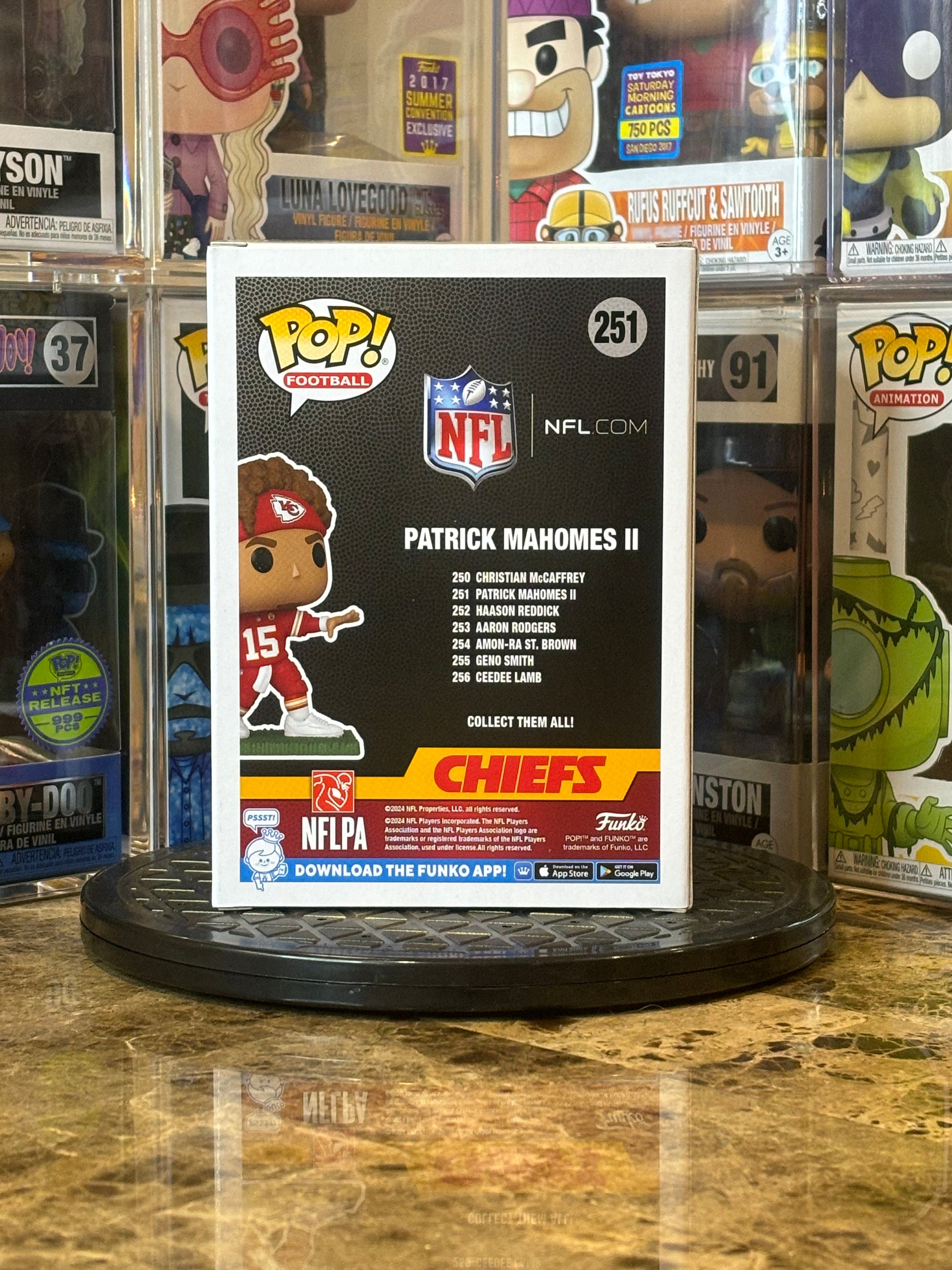 Funko Pop Chiefs Patrick Mahomess II #251