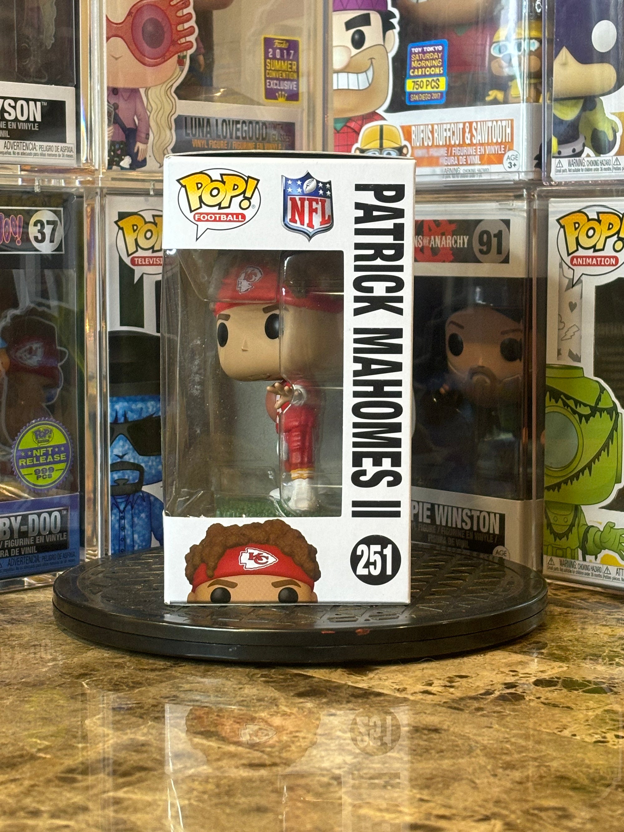 Funko Pop Chiefs Patrick Mahomess II #251