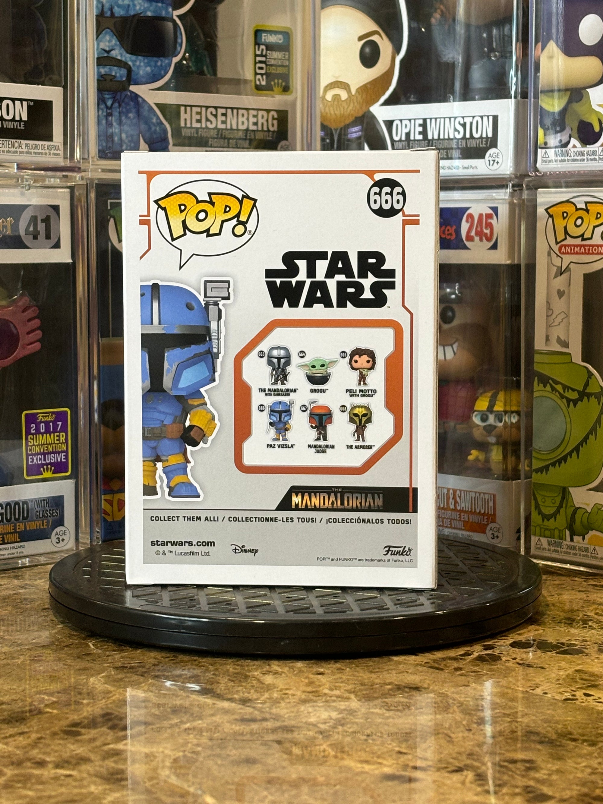Funko Pop Star Wars Paz Vizsla #666