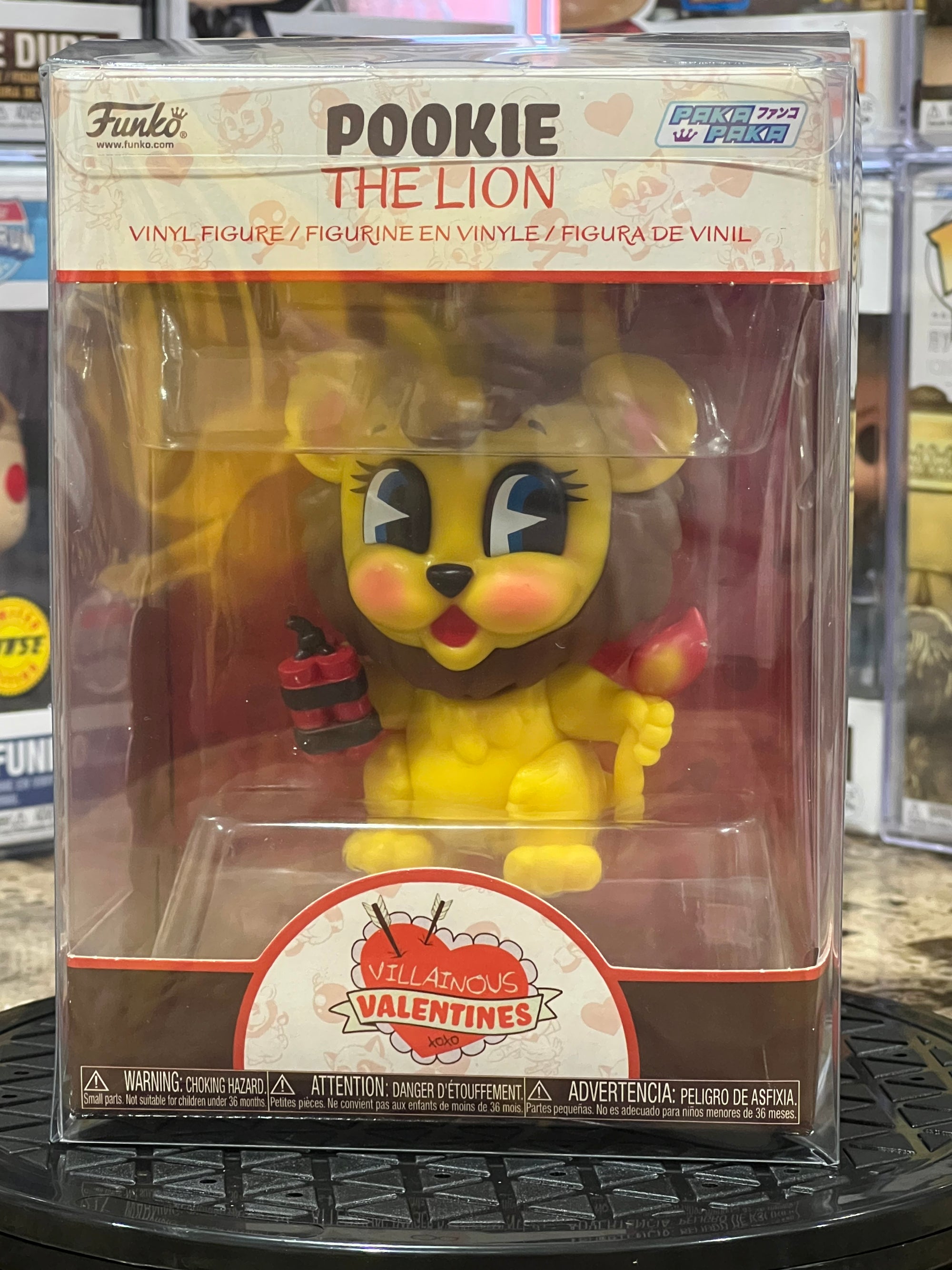 Funko Paka Paka Villainous Valentines Pookie the Lion