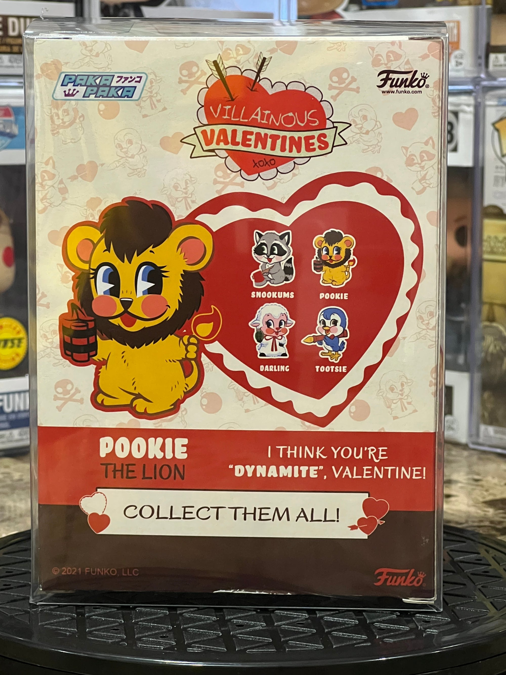 Funko Paka Paka Villainous Valentines Pookie the Lion