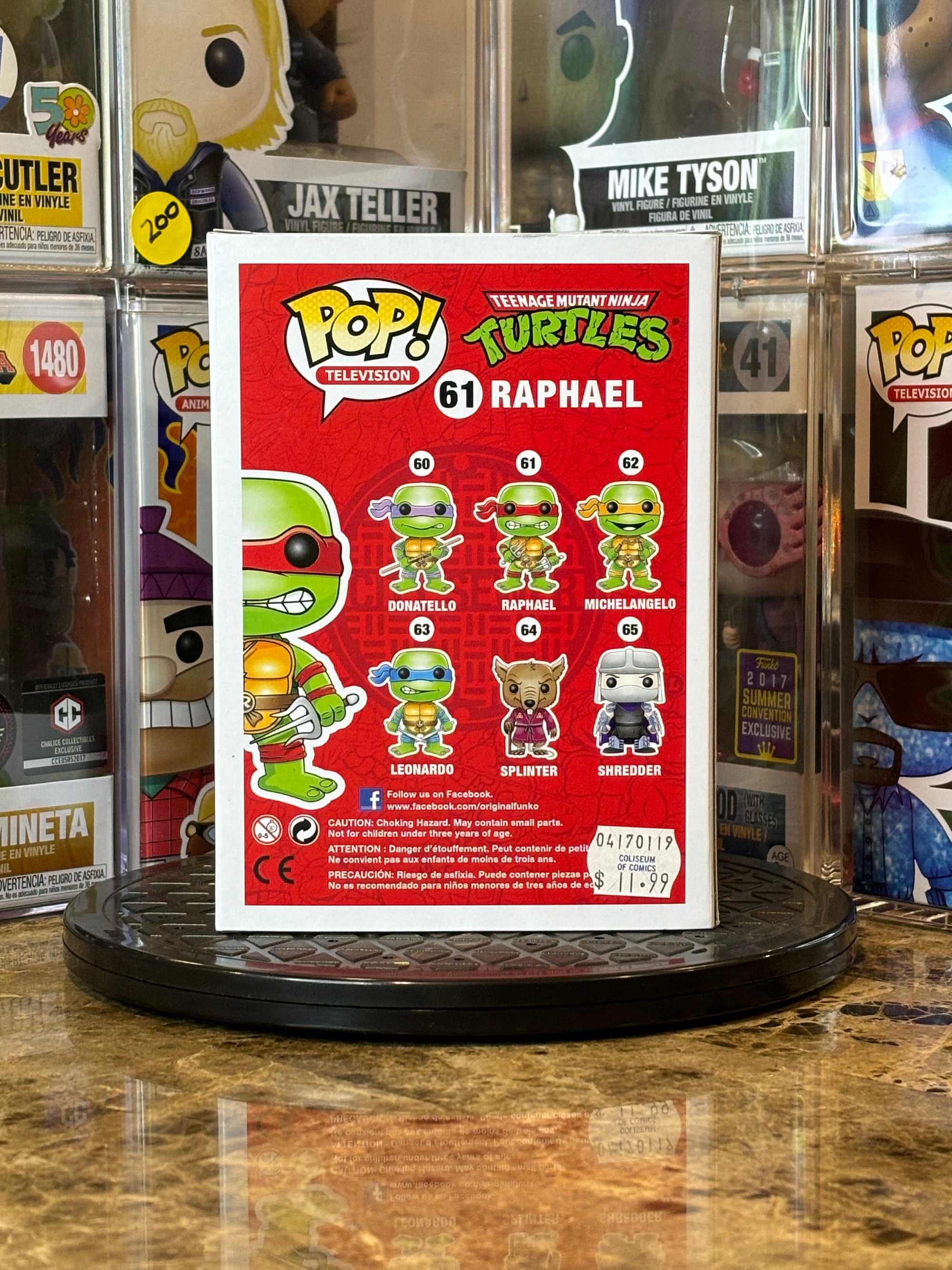 Funko Pop Teenage Mutant Ninja Turtles Raphael #61