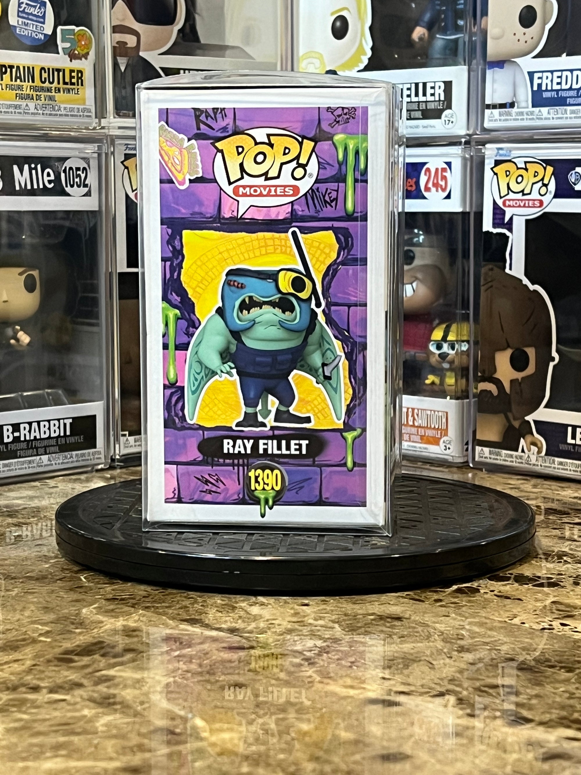 Funko Pop TMNT Mutant Mayhem Ray Fillet #1390