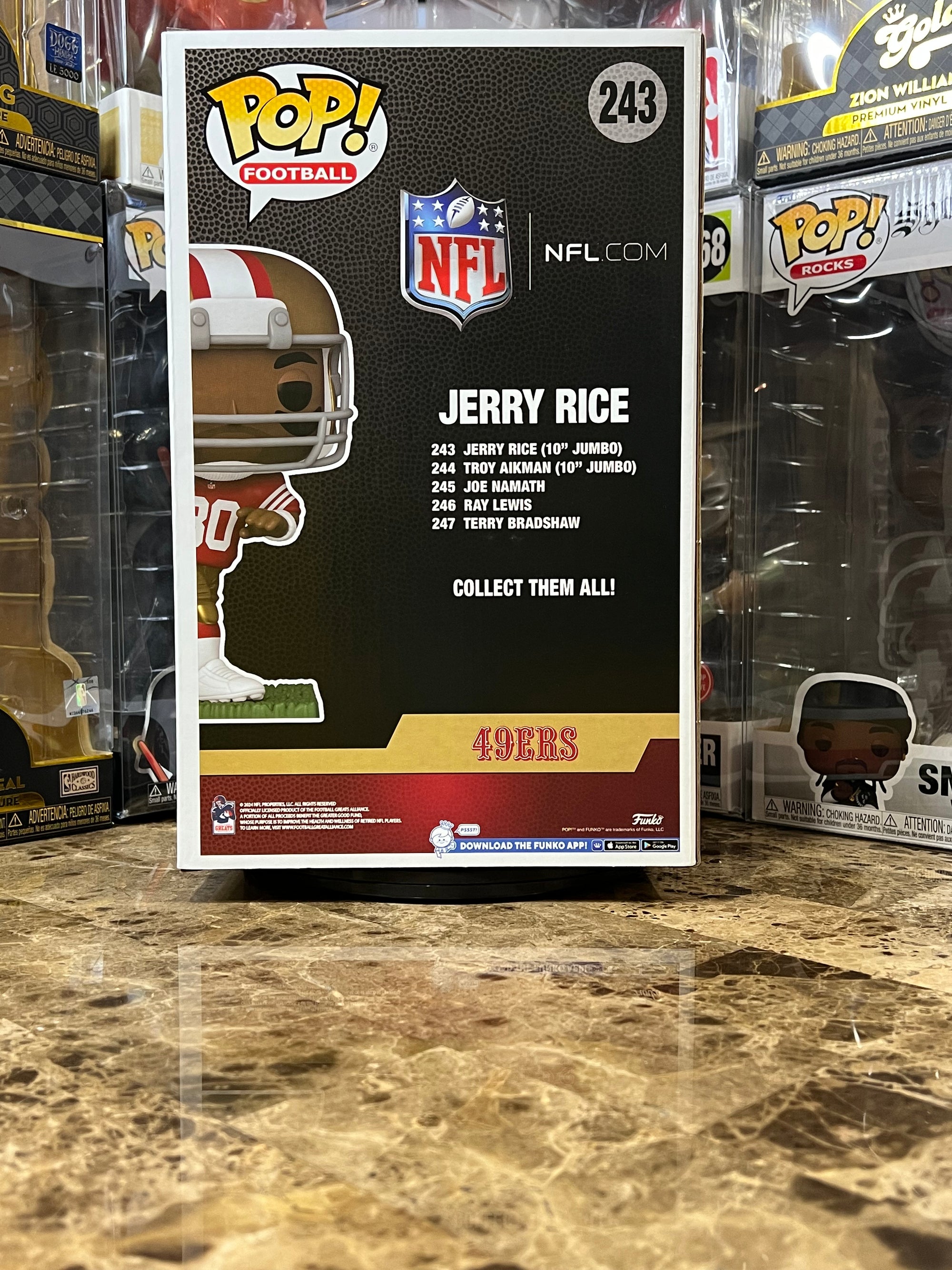 Funko Pop Jumbo San Francisco 49ers Jerry Rice 243