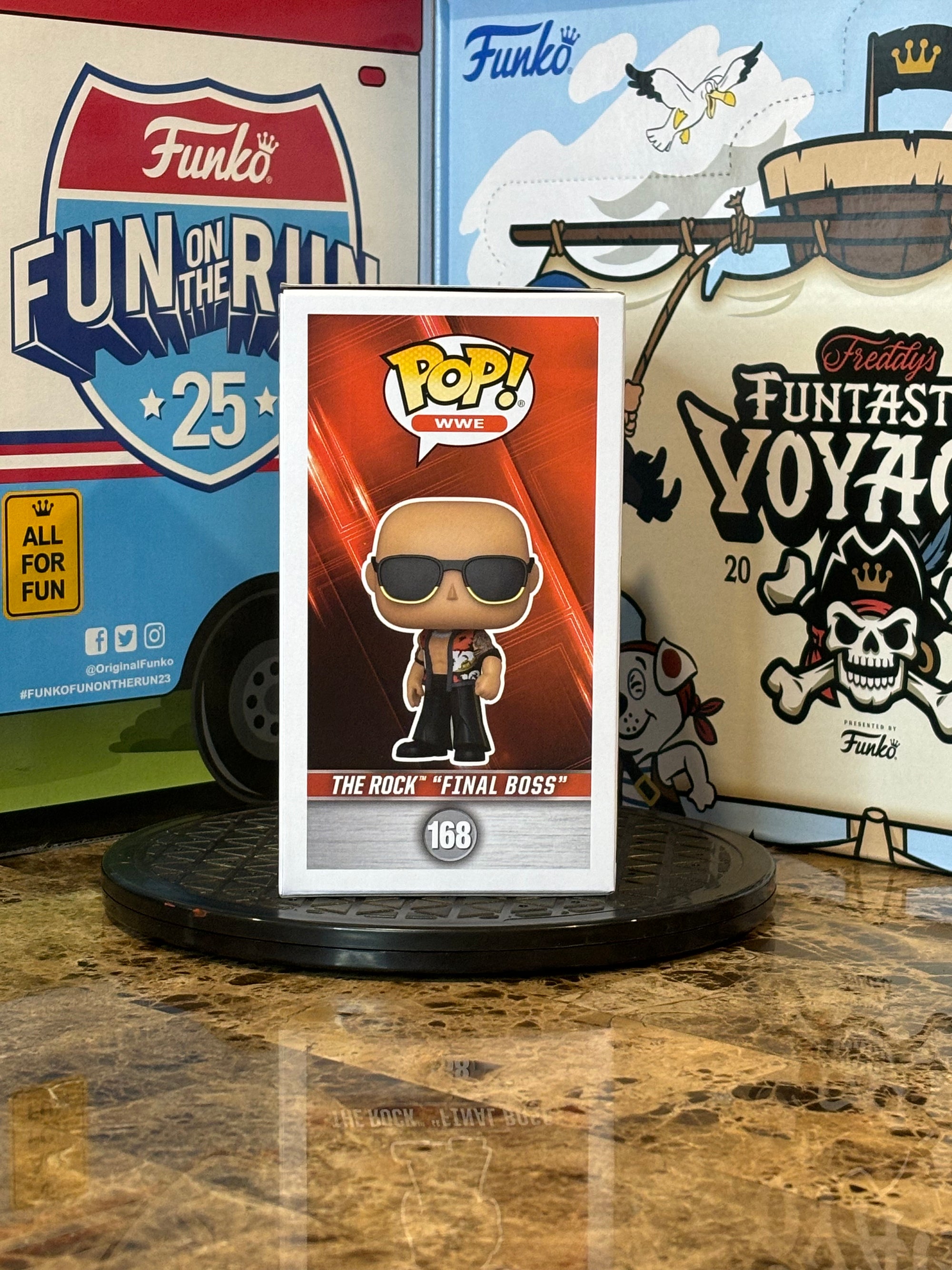 Funko Pop WWE WrestleMania XL The Rock "Final Boss" #168