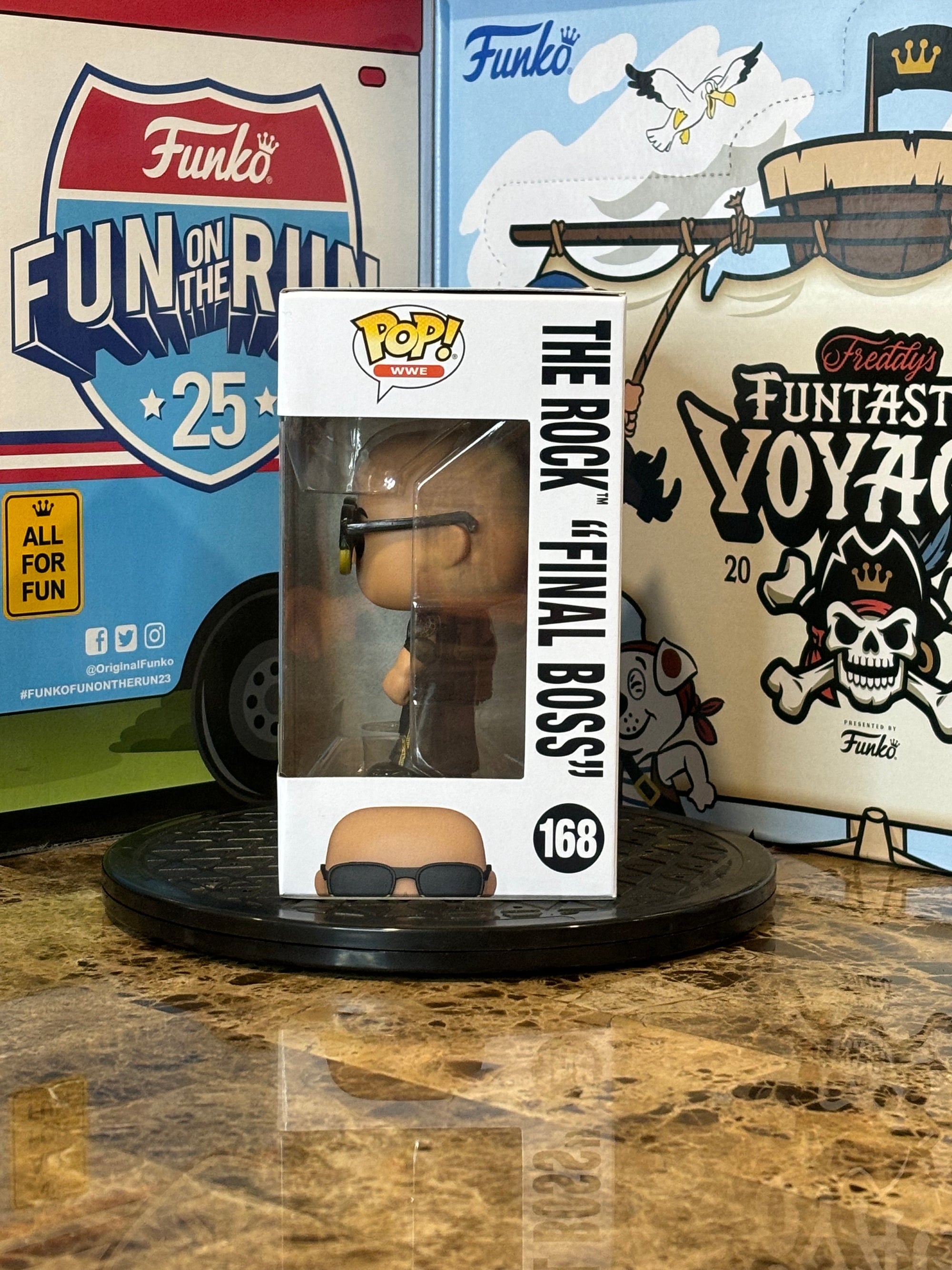 Funko Pop WWE WrestleMania XL The Rock "Final Boss" #168