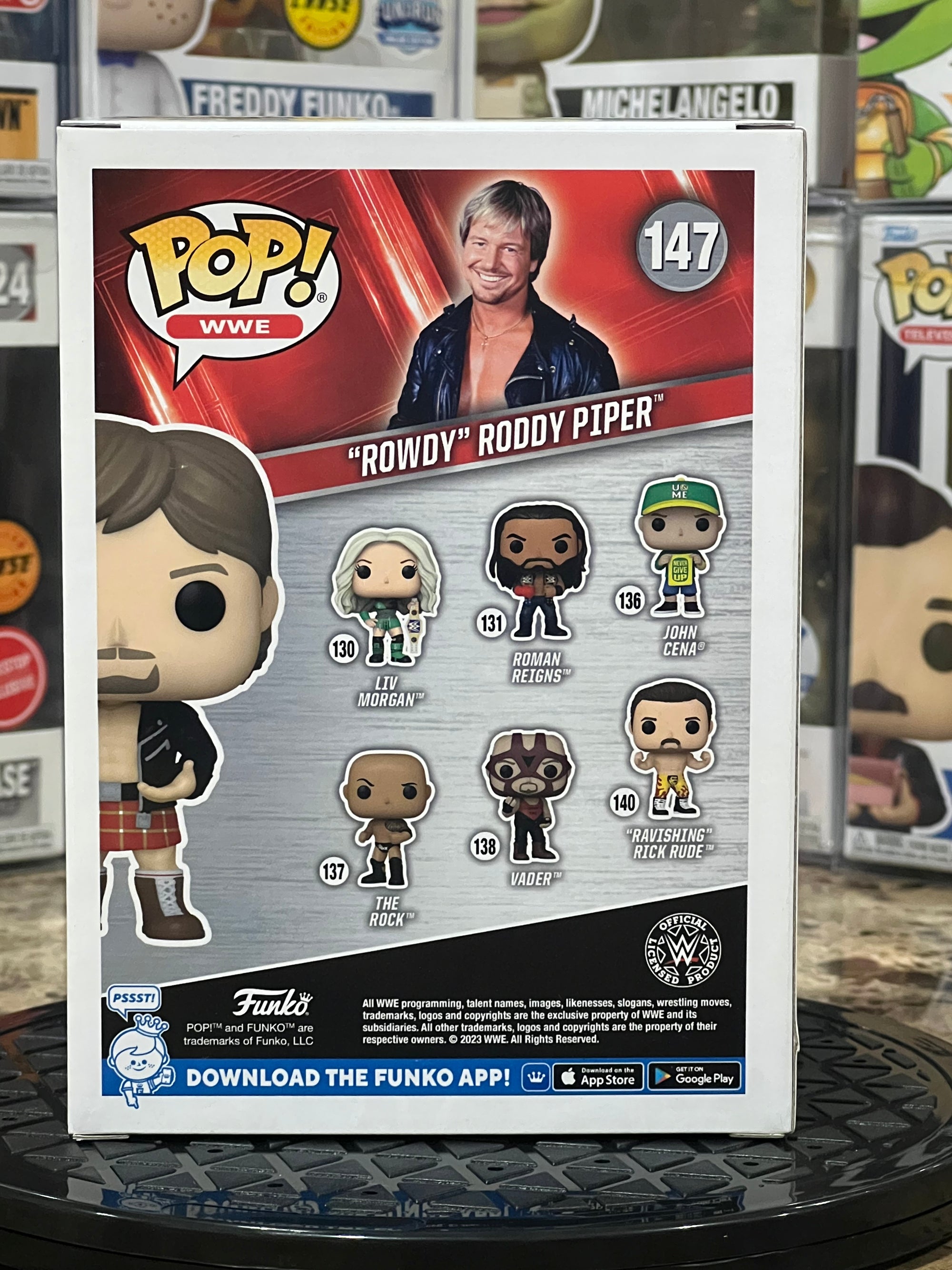 Funko Pop WWE Rowdy Roddy Piper #147