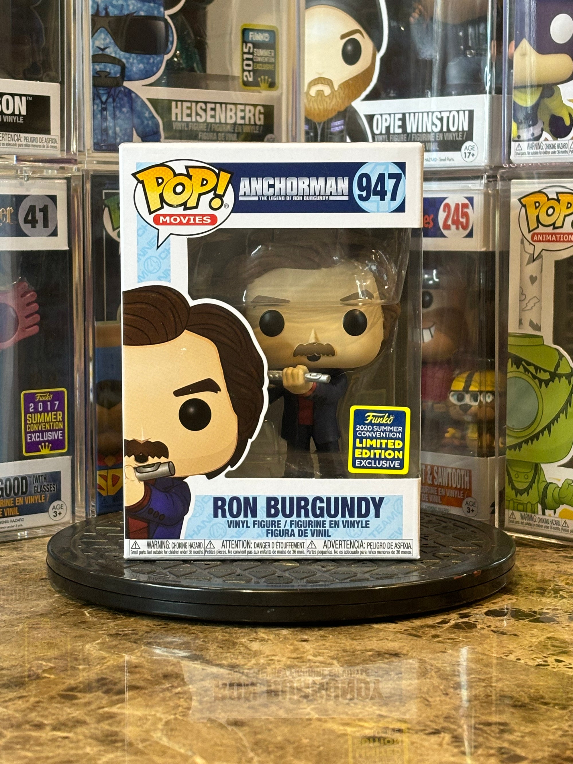 Funko Pop Anchorman Ron Burgundy #947 2020 SCLEE