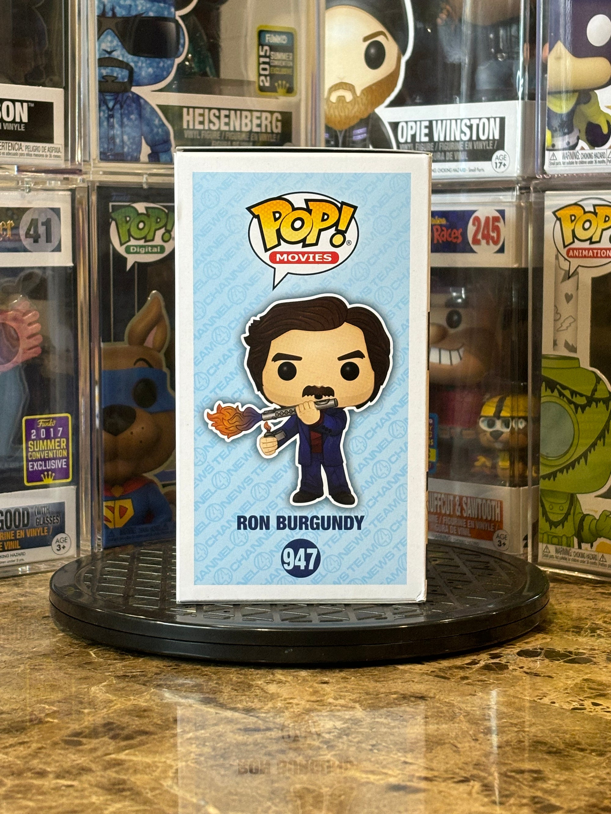 Funko Pop Anchorman Ron Burgundy #947 2020 SCLEE