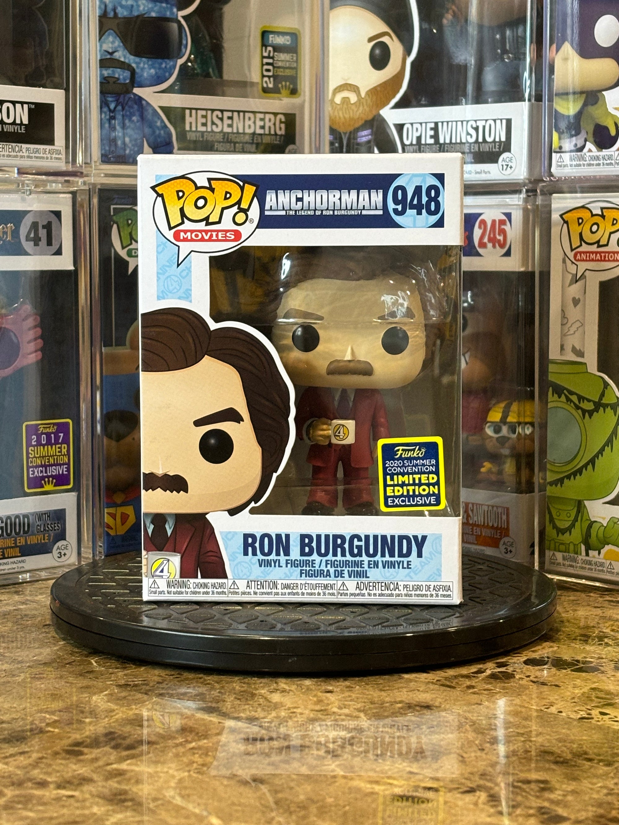 Funko Pop Anchorman Ron Burgundy #948 2020 SCLEE