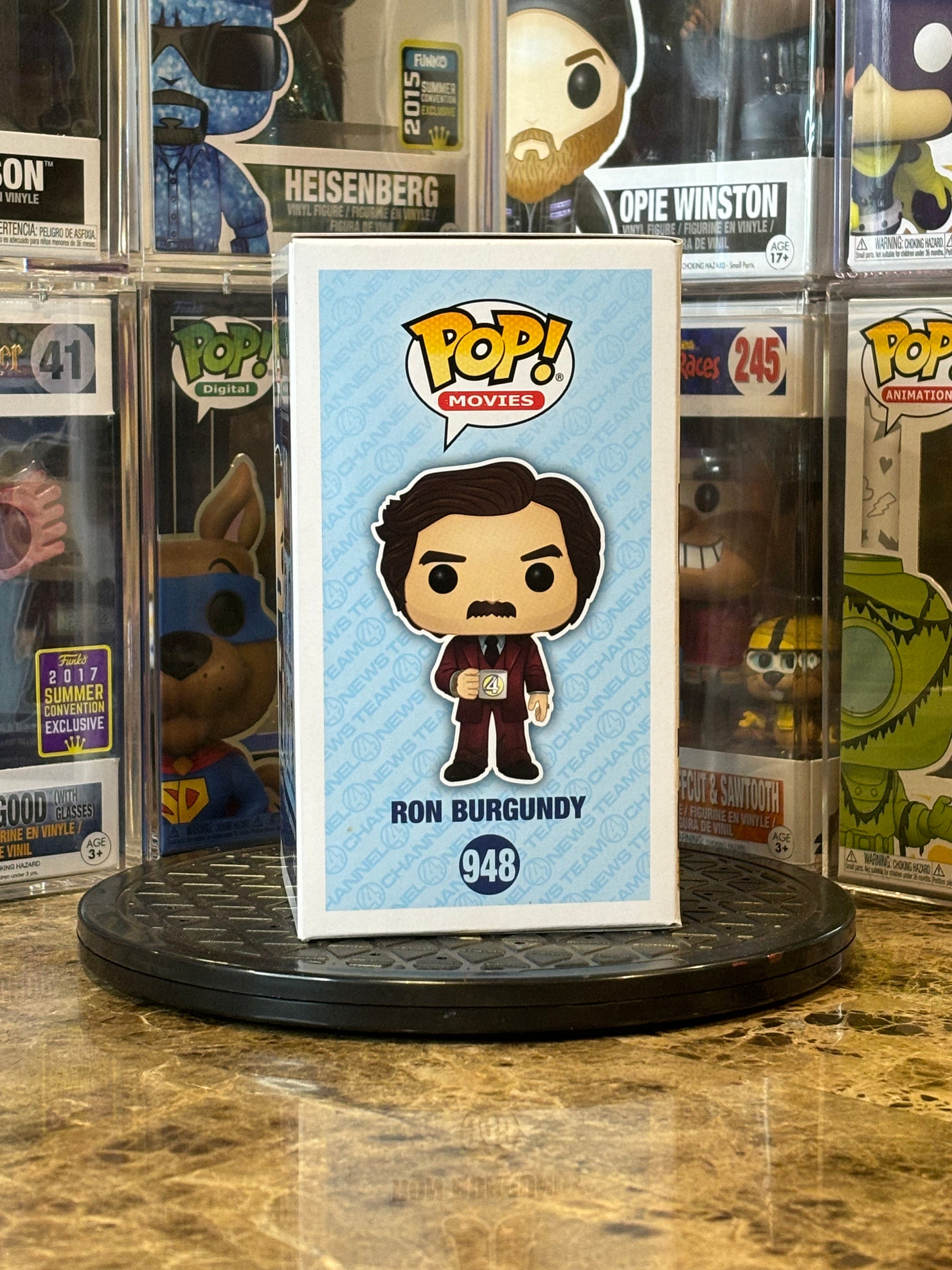 Funko Pop Anchorman Ron Burgundy #948 2020 SCLEE