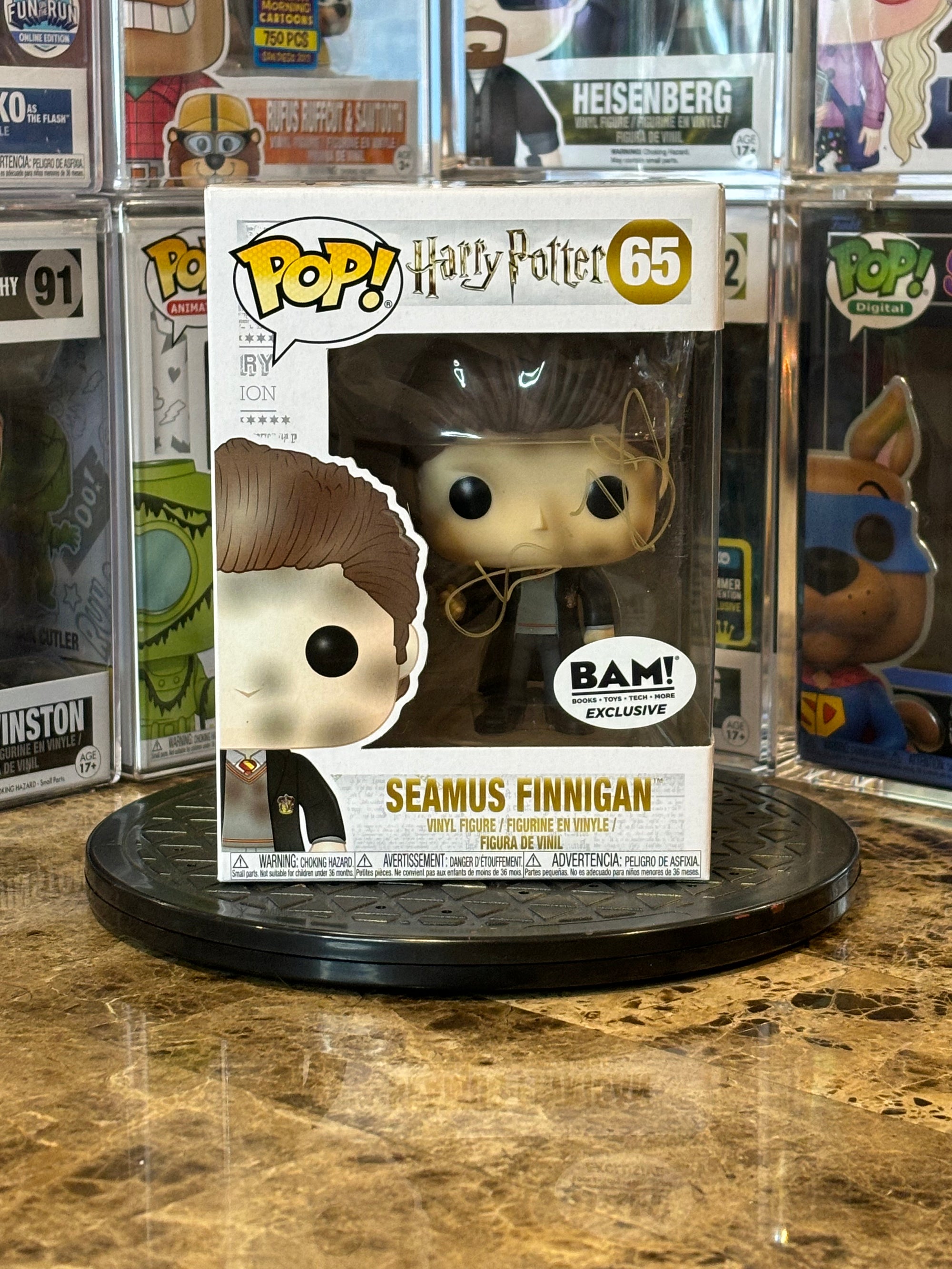 Funko Pop Harry Potter Seamus Finnigan #65 Autographed Devon Murray