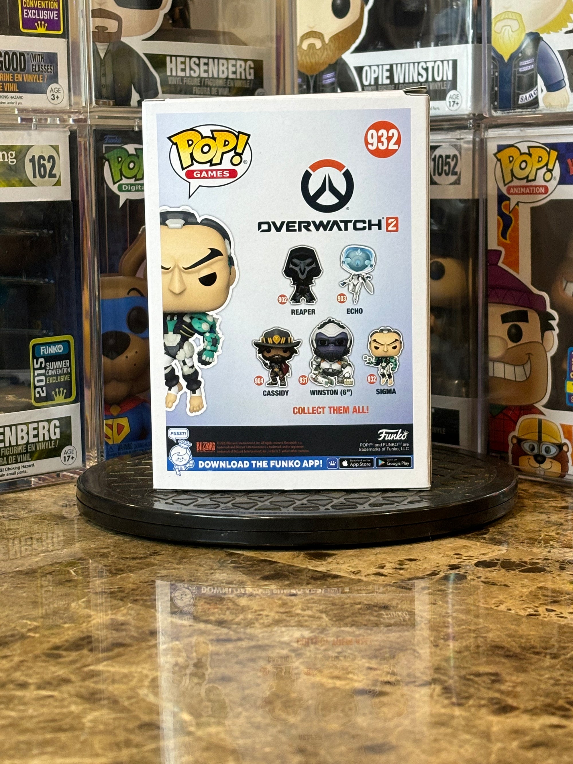 Funko Pop Overwatch 2 Sigma #932