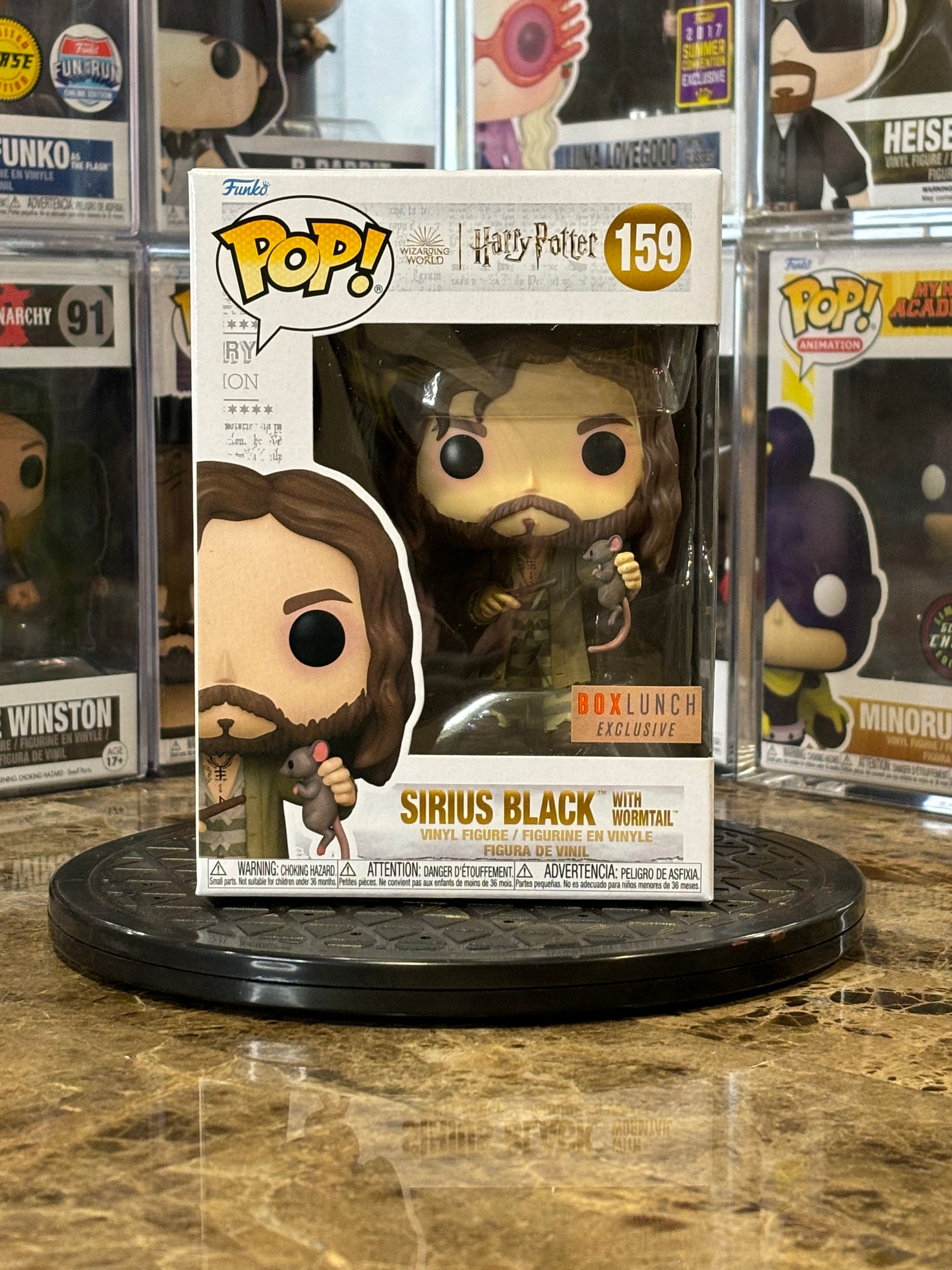 Funko Pop Harry Potter Sirius Black w/ Wormtail #159