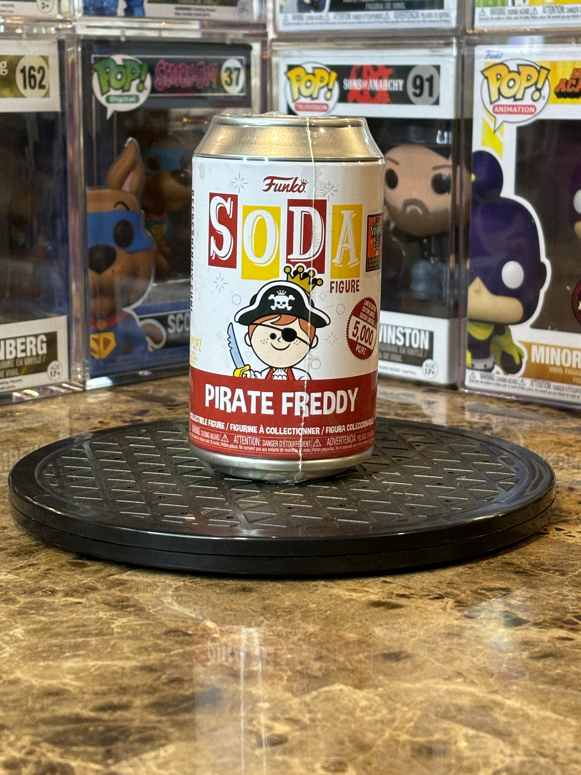 Funko Soda Freddy's Funtastic Voyage Pirate Freddy 1/5000 Sealed