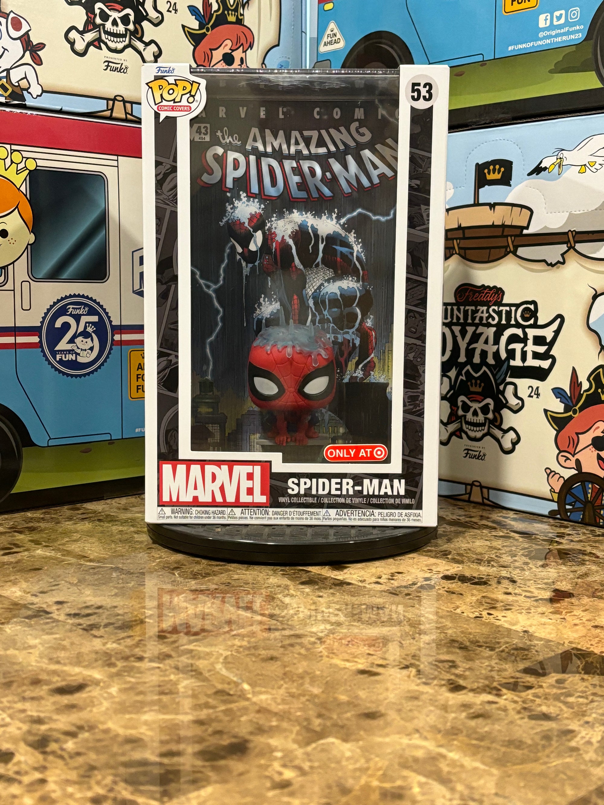 Funko Pop The Amazing Spider-Man(Comic Cover) Spider-Man #53