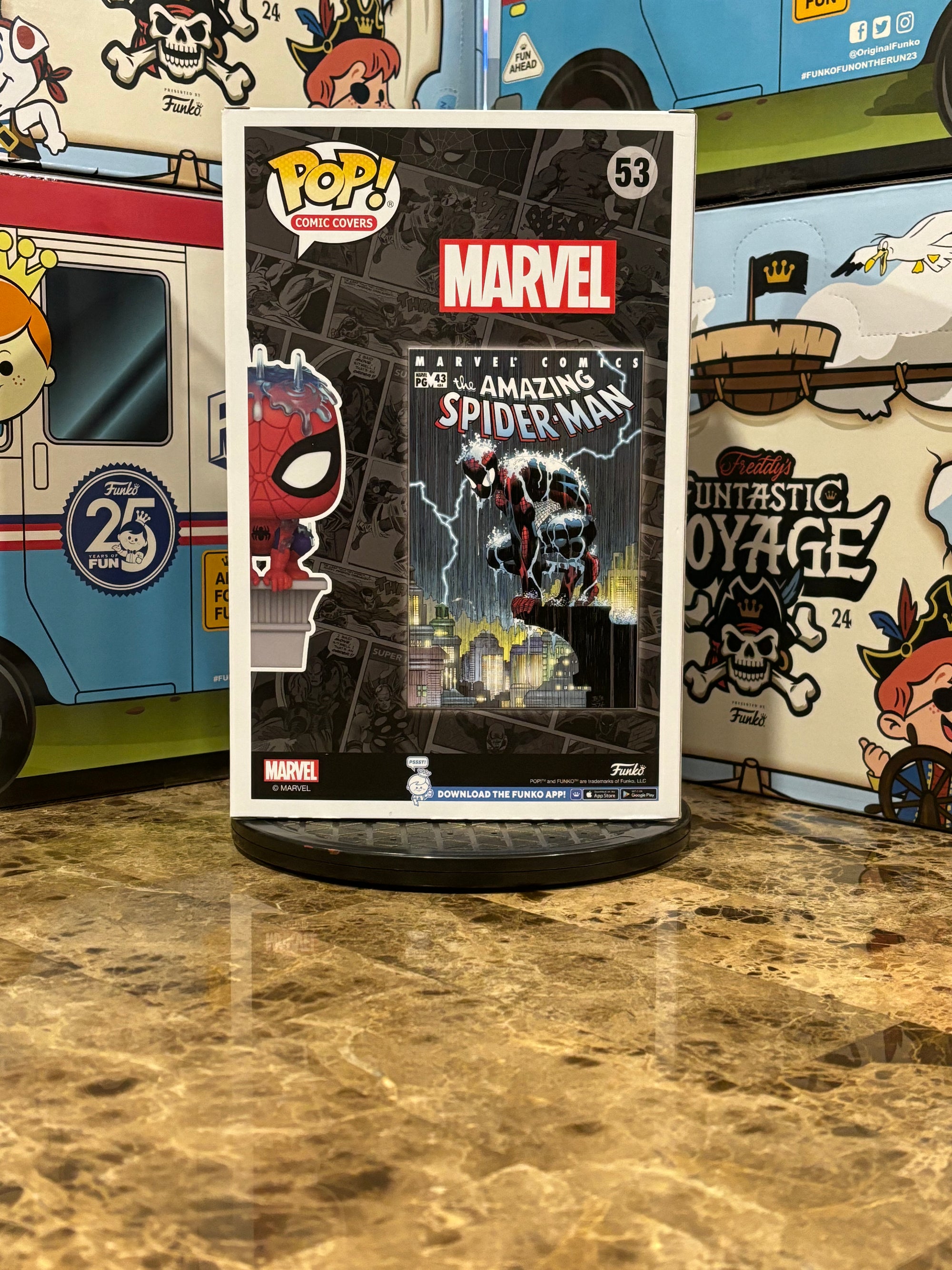 Funko Pop The Amazing Spider-Man(Comic Cover) Spider-Man #53