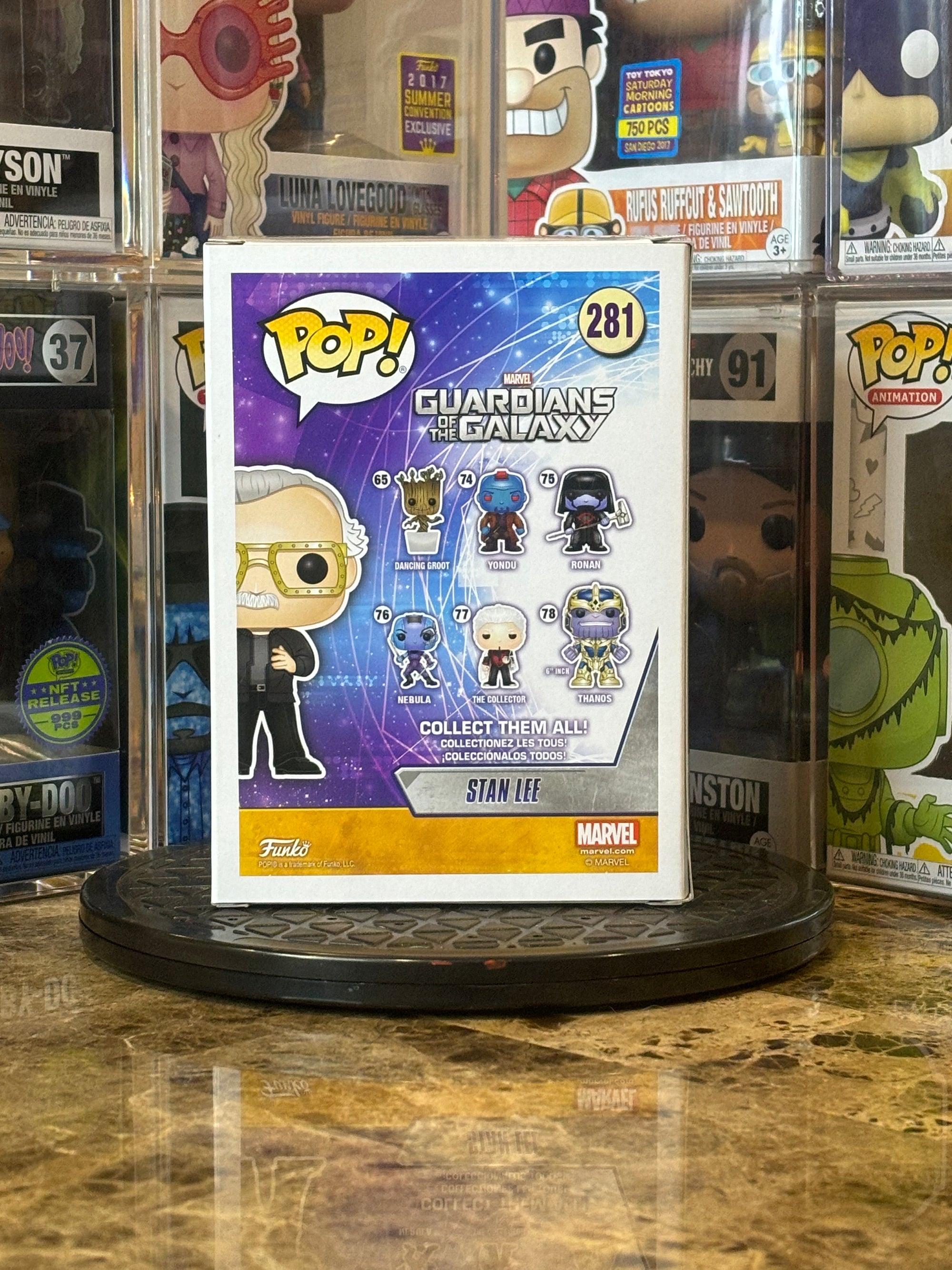 Funko Pop Guardians of the Galaxy Stan Lee #281