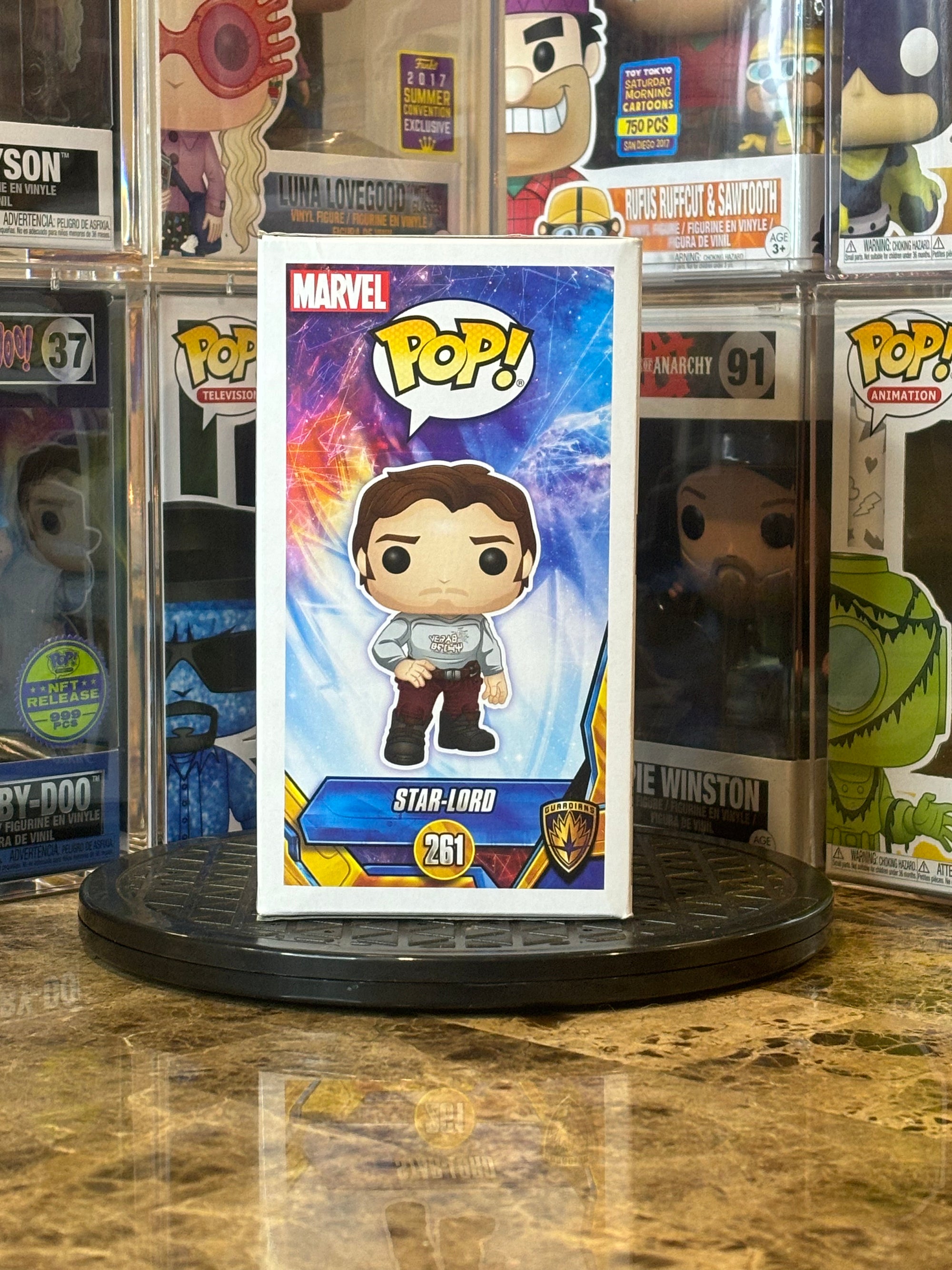 Funko Pop Guardians of the Galaxy Vol 2 Star-Lord #261 Minor Box Damage