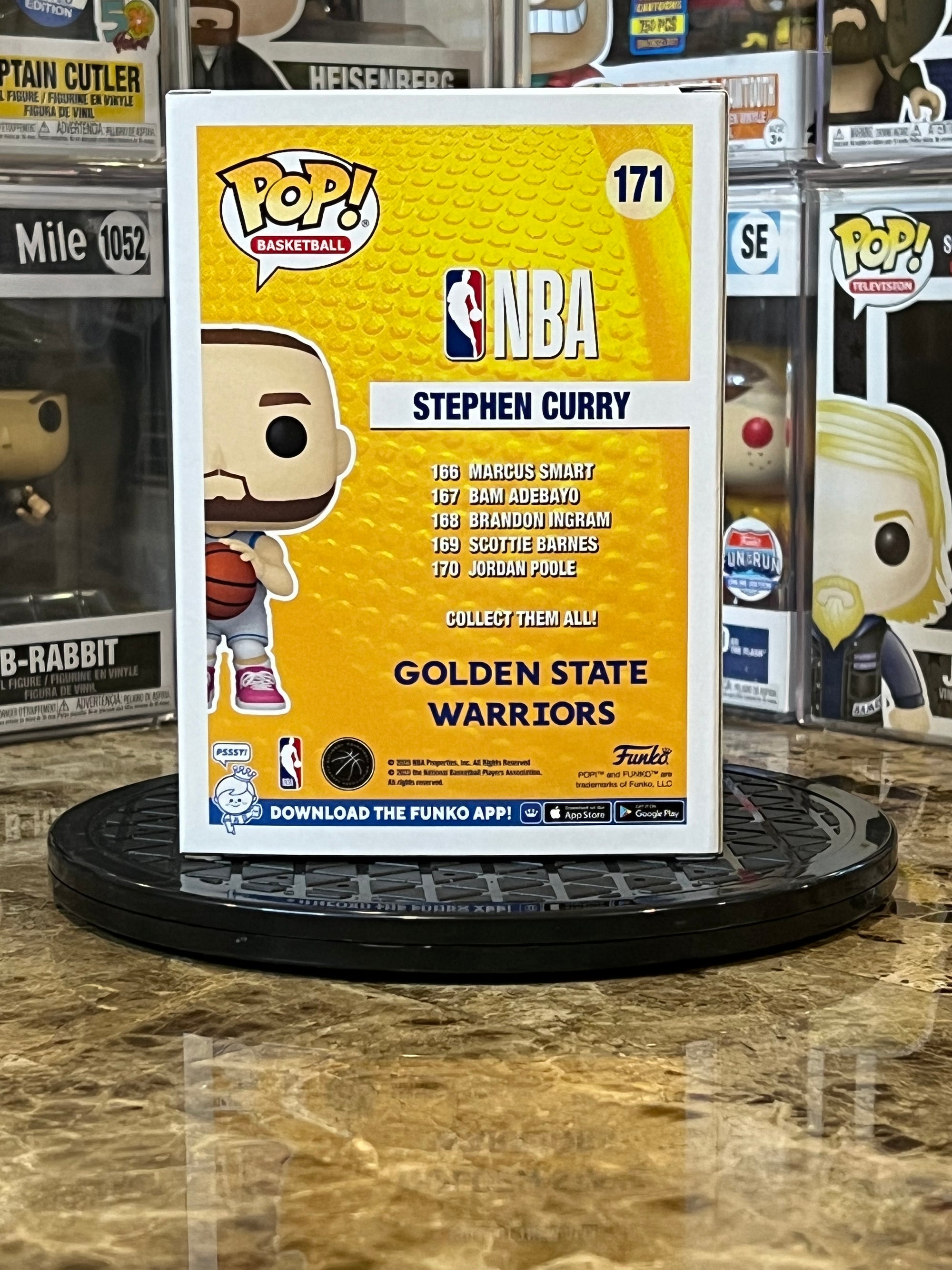 Funko Pop Golden State Warriors Stephen Curry #171