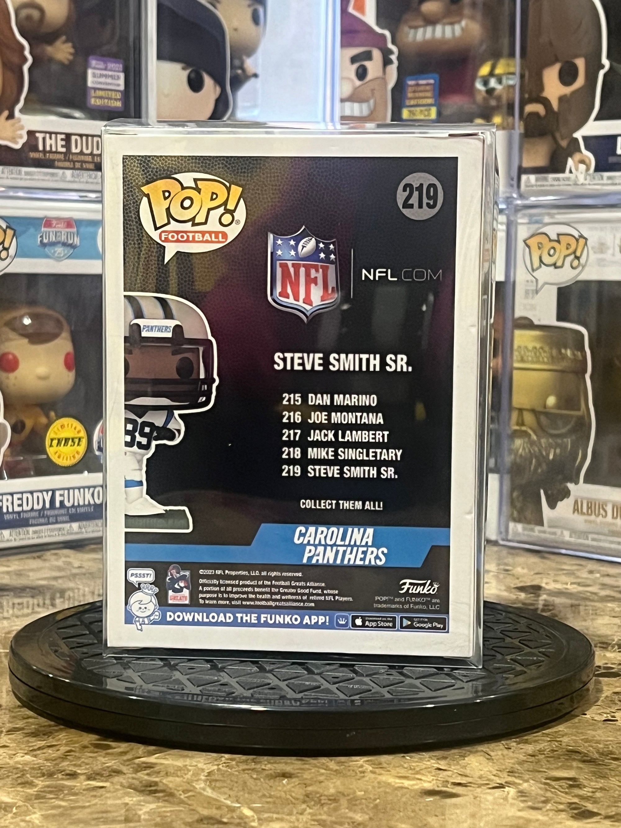 Funko Pop Carolina Panthers Steve Smith Sr. #219