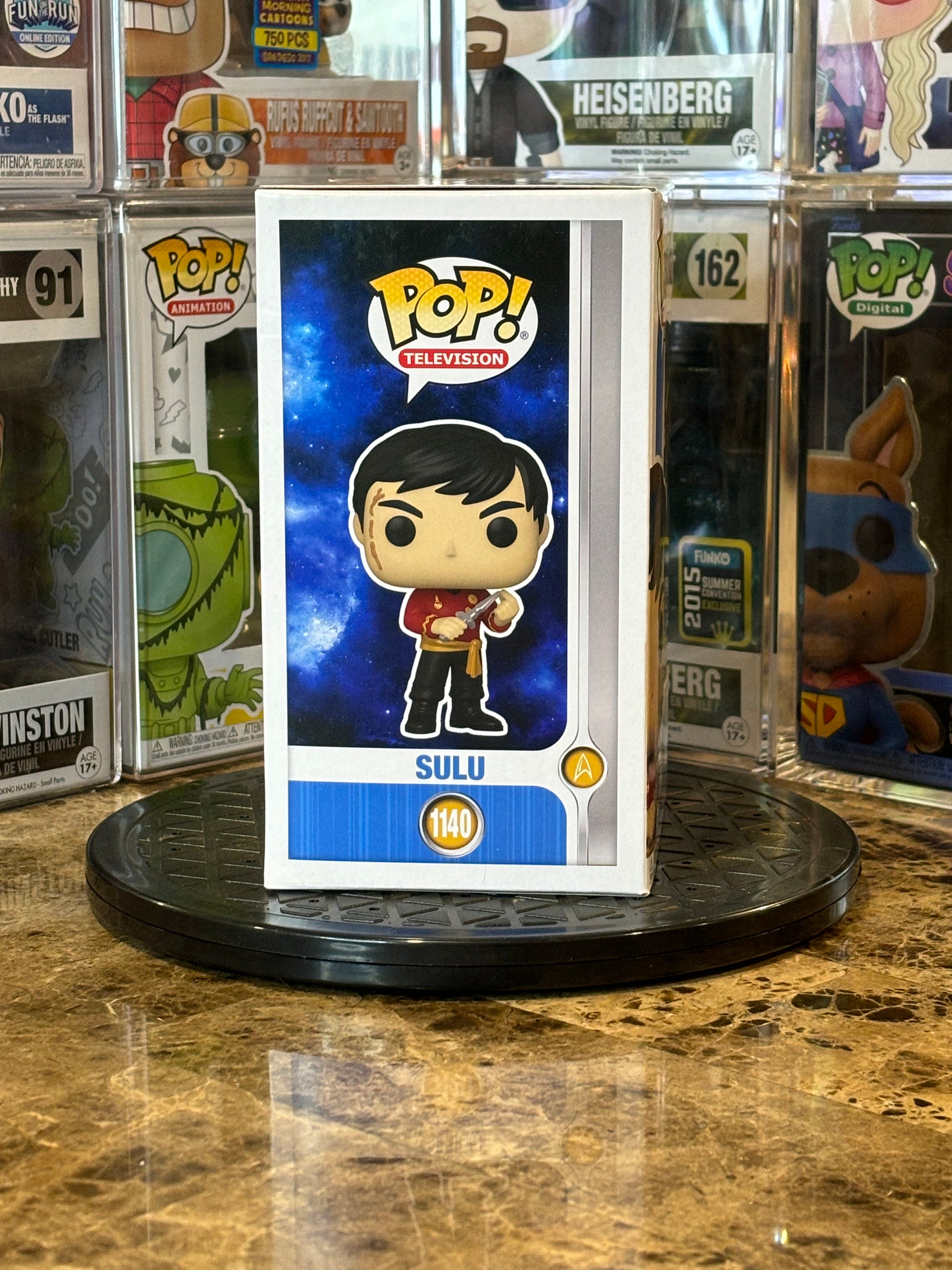 Funko Pop Star Trek Sulu #1140 Autographed George Takei