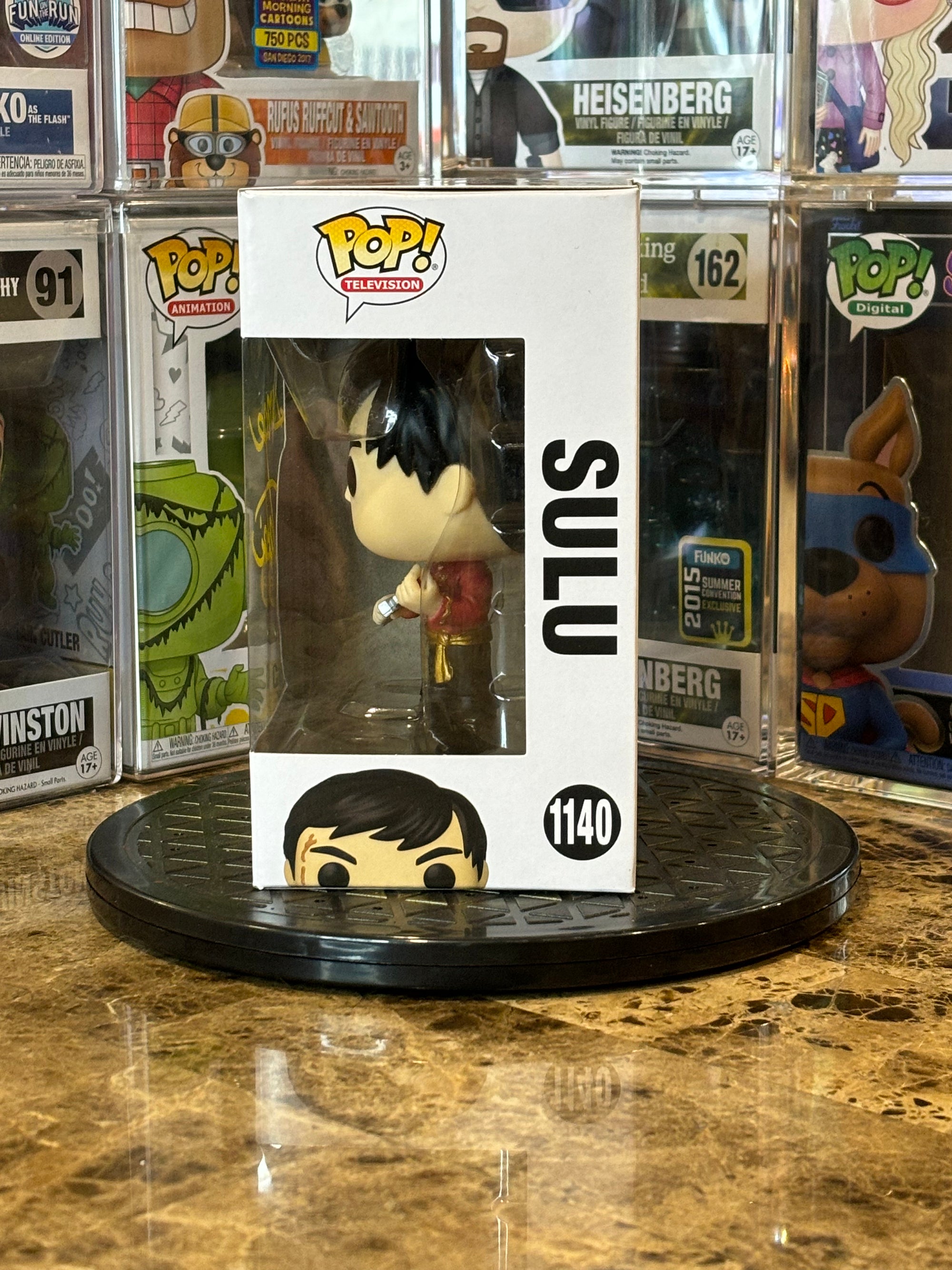 Funko Pop Star Trek Sulu #1140 Autographed George Takei