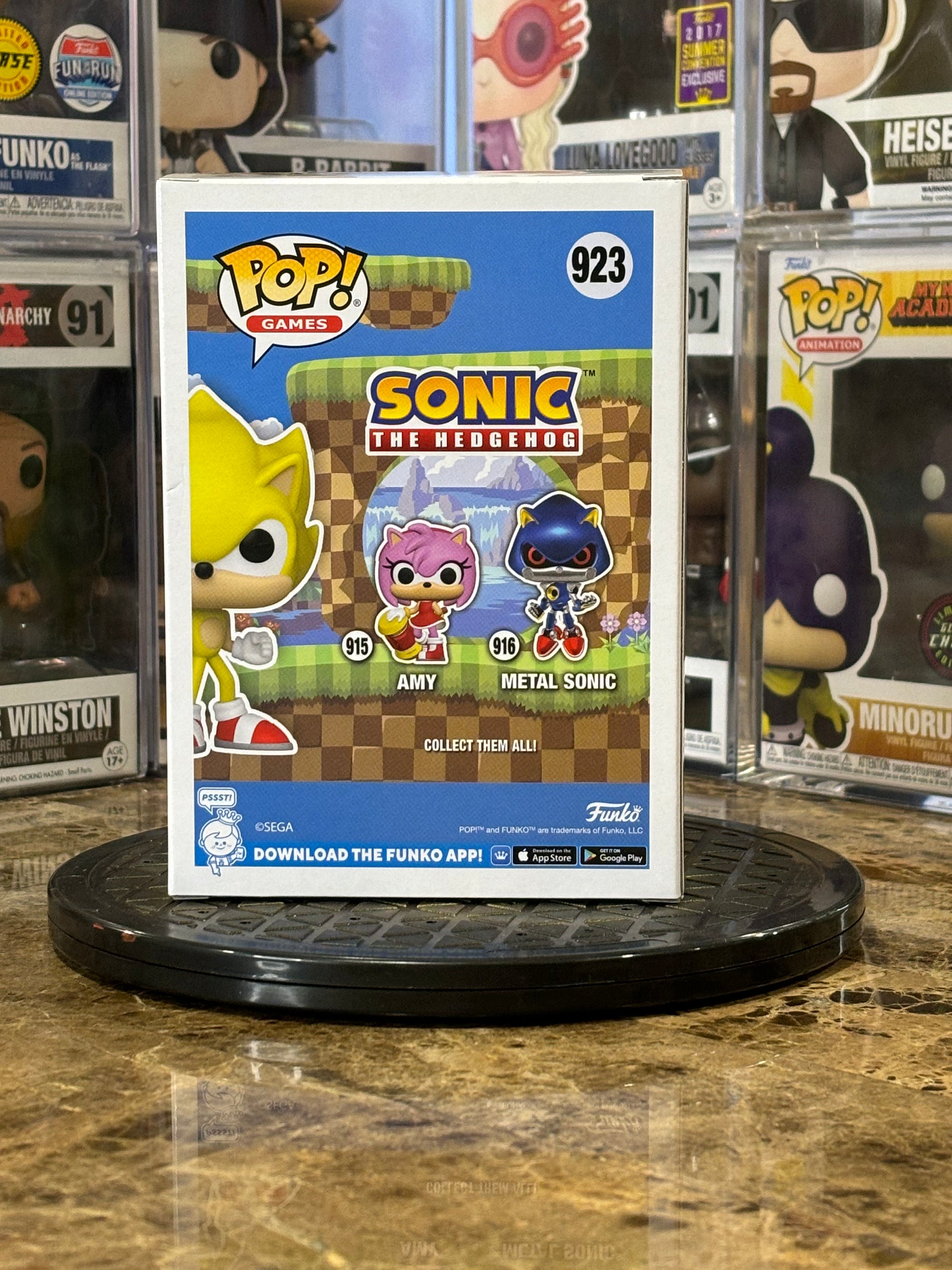 Funko Pop Sonic the Hedgehog Super Sonic #923