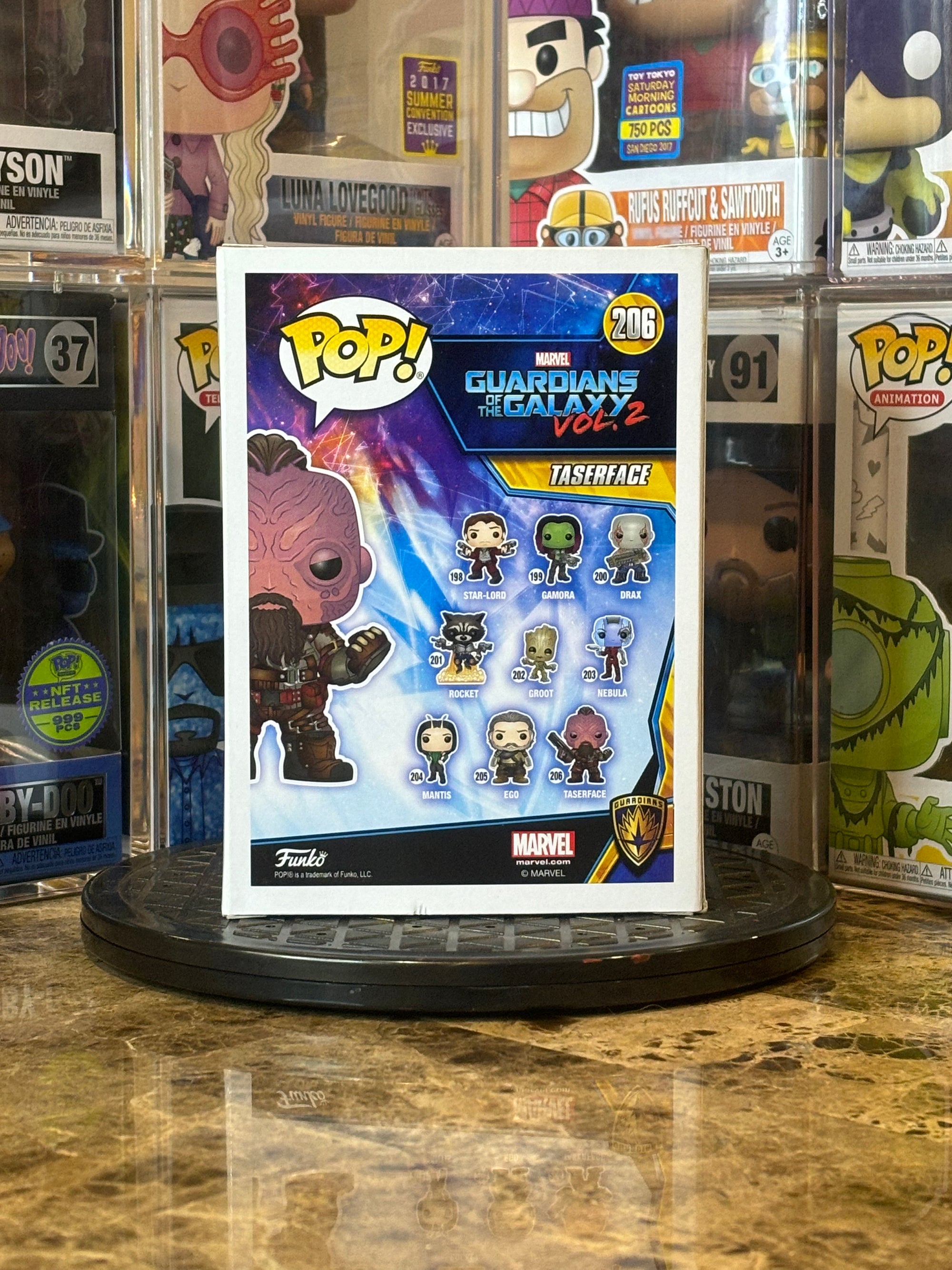 Funko Pop Guardians of the Galaxy Vol 2 Taserface #206