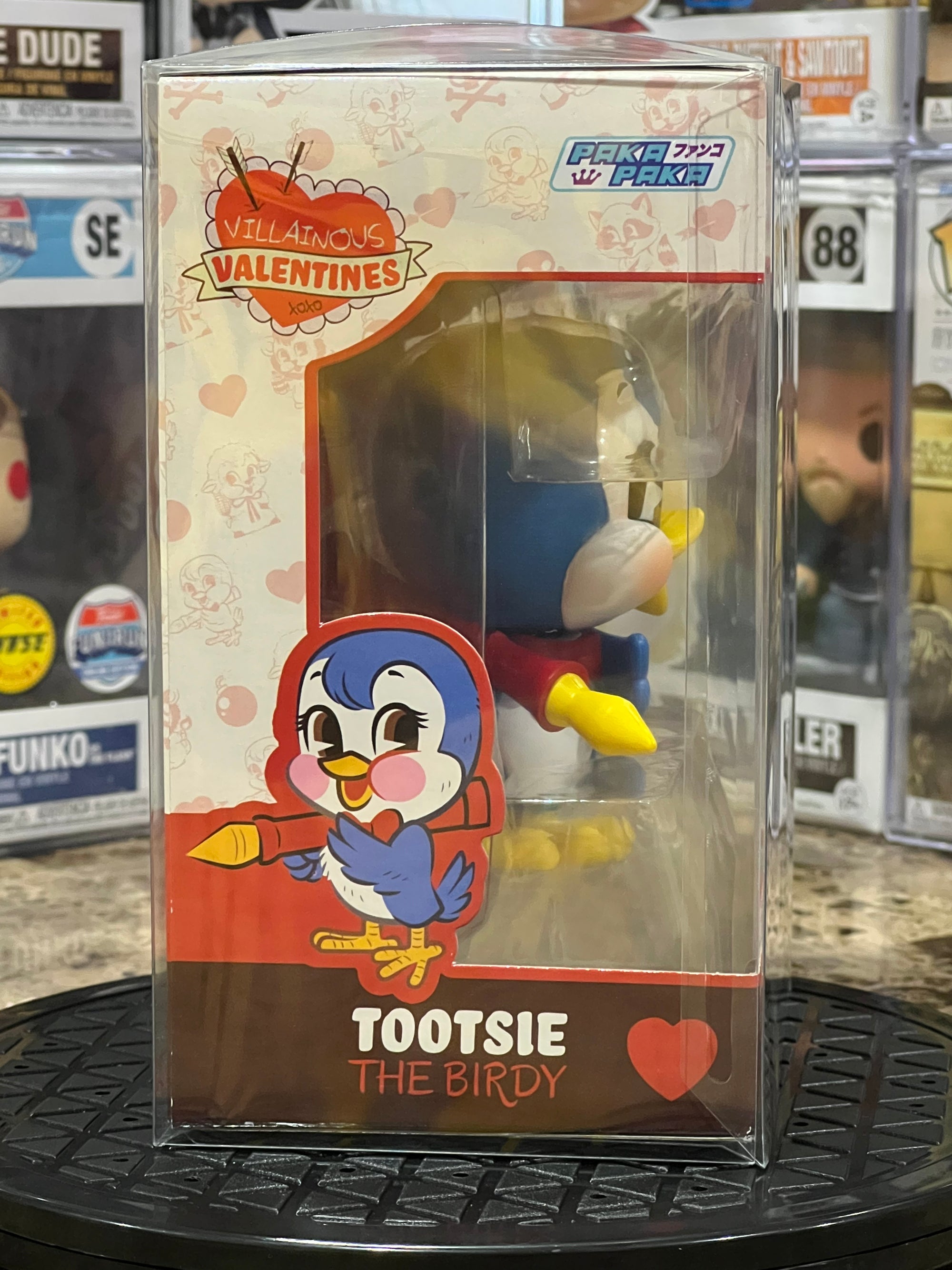 Funko Paka Paka Villainous Valentines Tootsie the Birdy