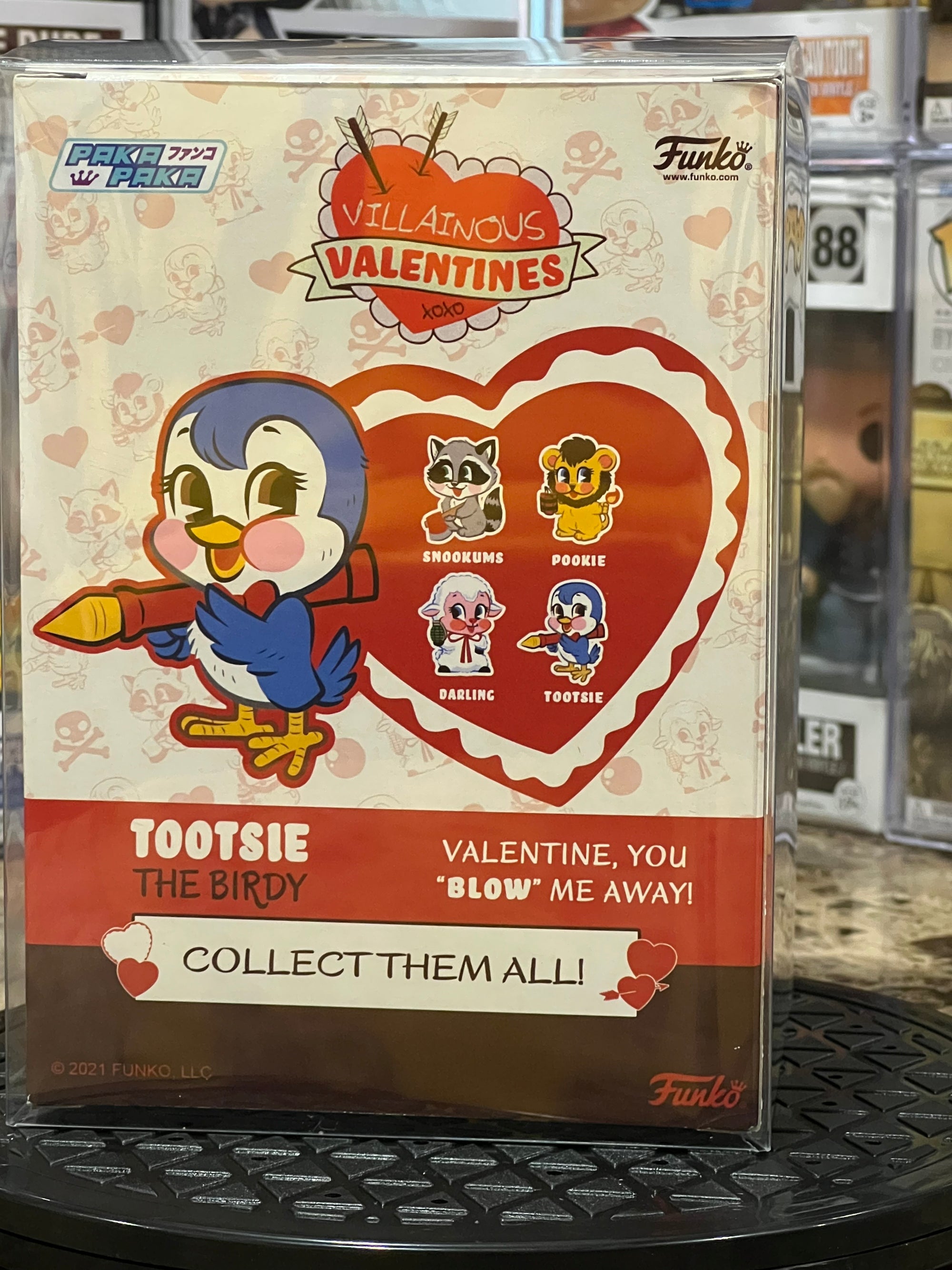 Funko Paka Paka Villainous Valentines Tootsie the Birdy