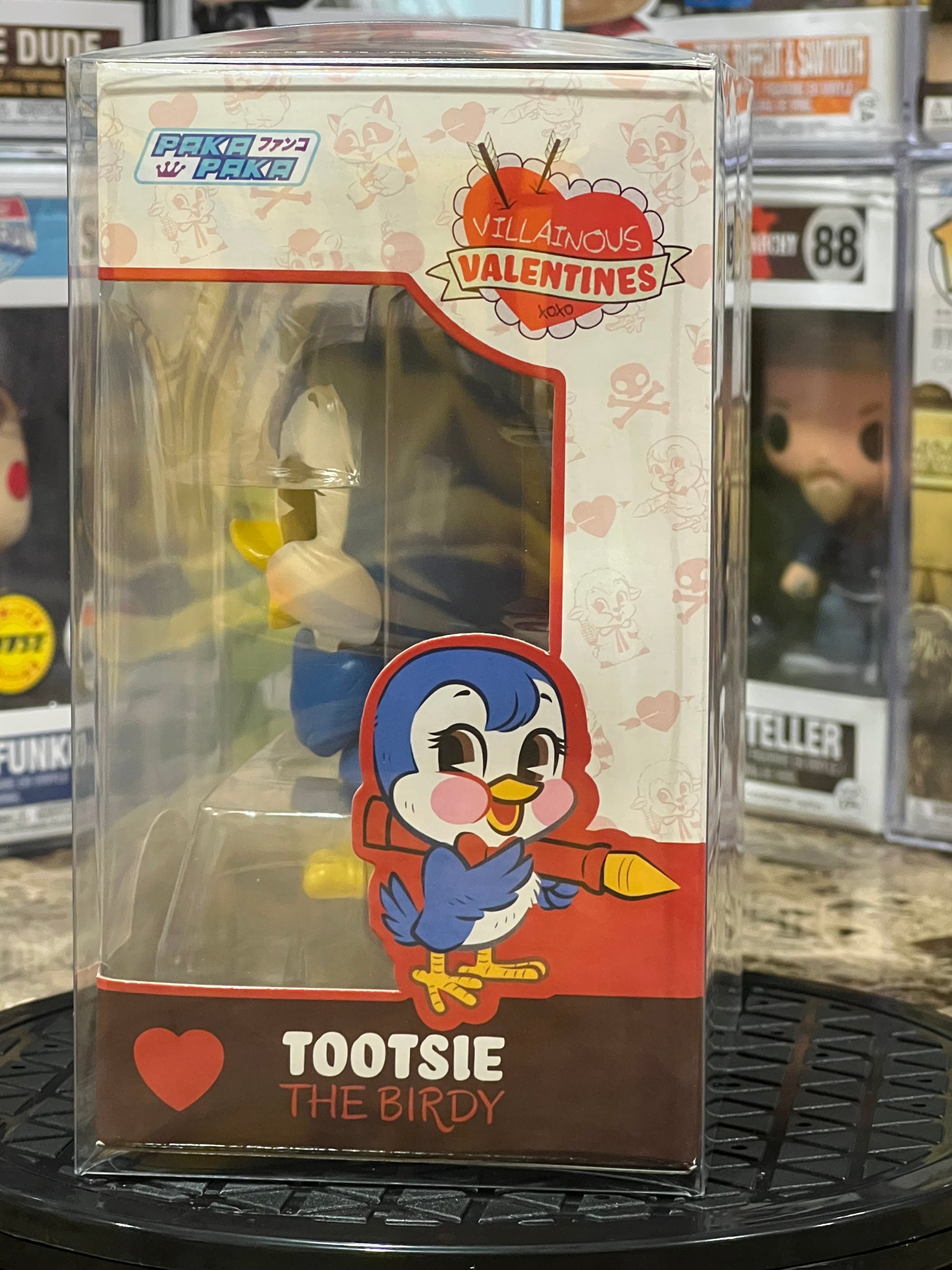 Funko Paka Paka Villainous Valentines Tootsie the Birdy