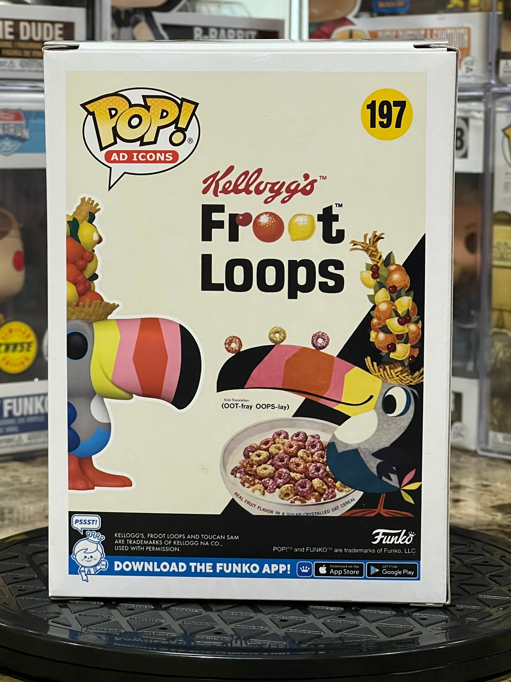 Funko Pop Fruit Loops Toucan Sam #197