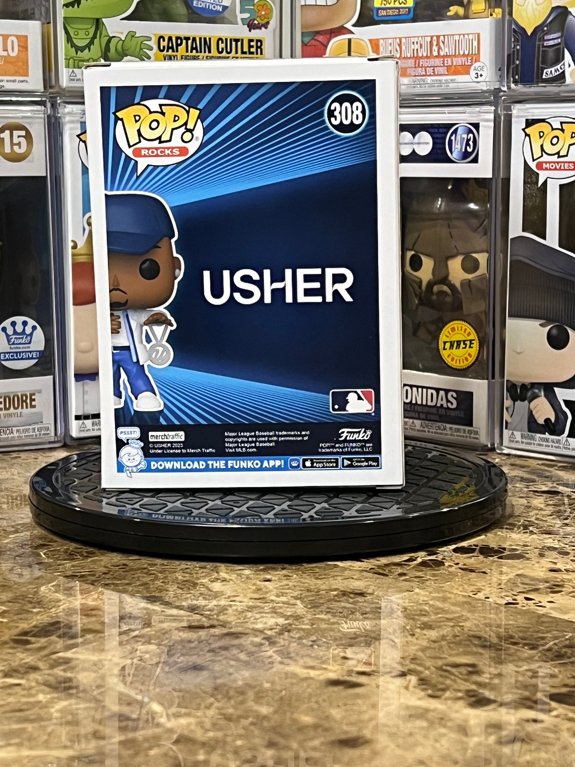 Funko Pop Usher #308 Damaged Box