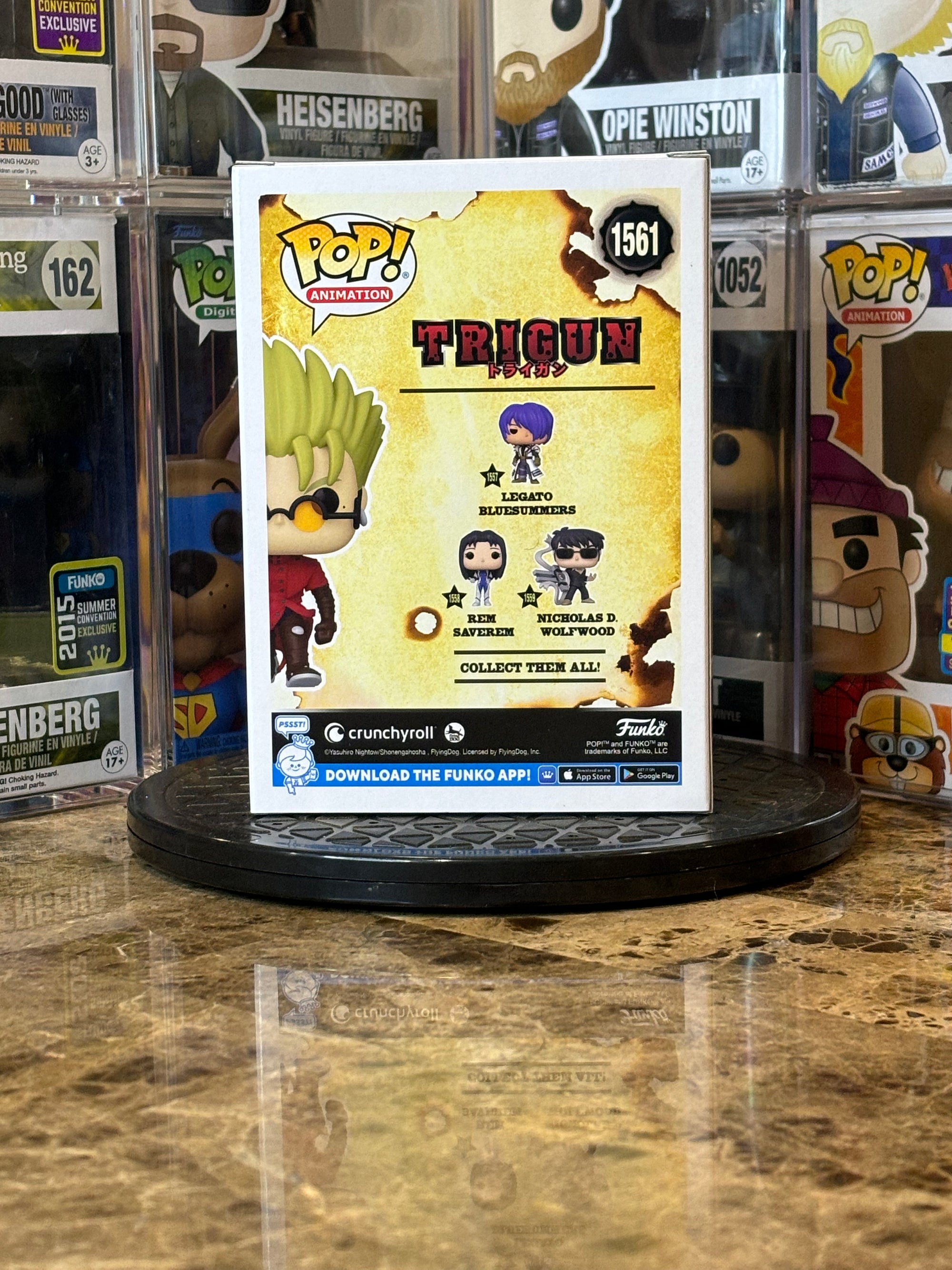 Funko Pop Trigun Vash the Stampede #1561