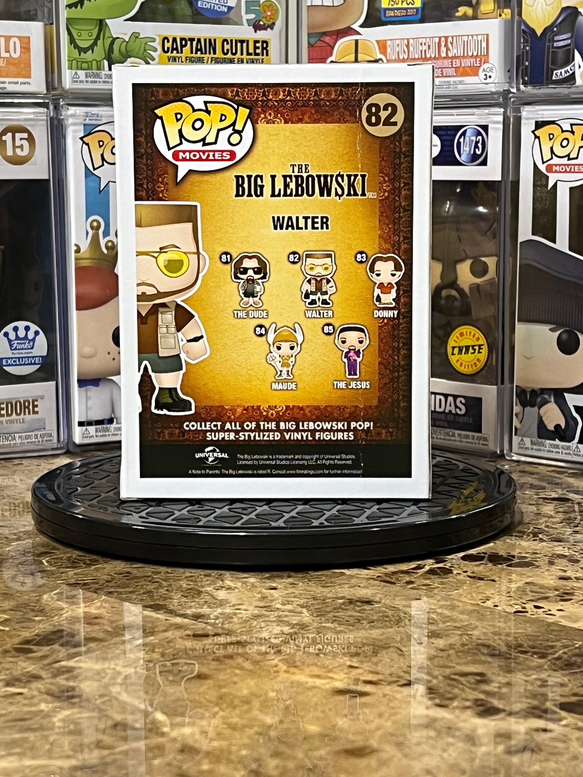 Funko Pop The Big Lebowski Walter #82 DAMAGED