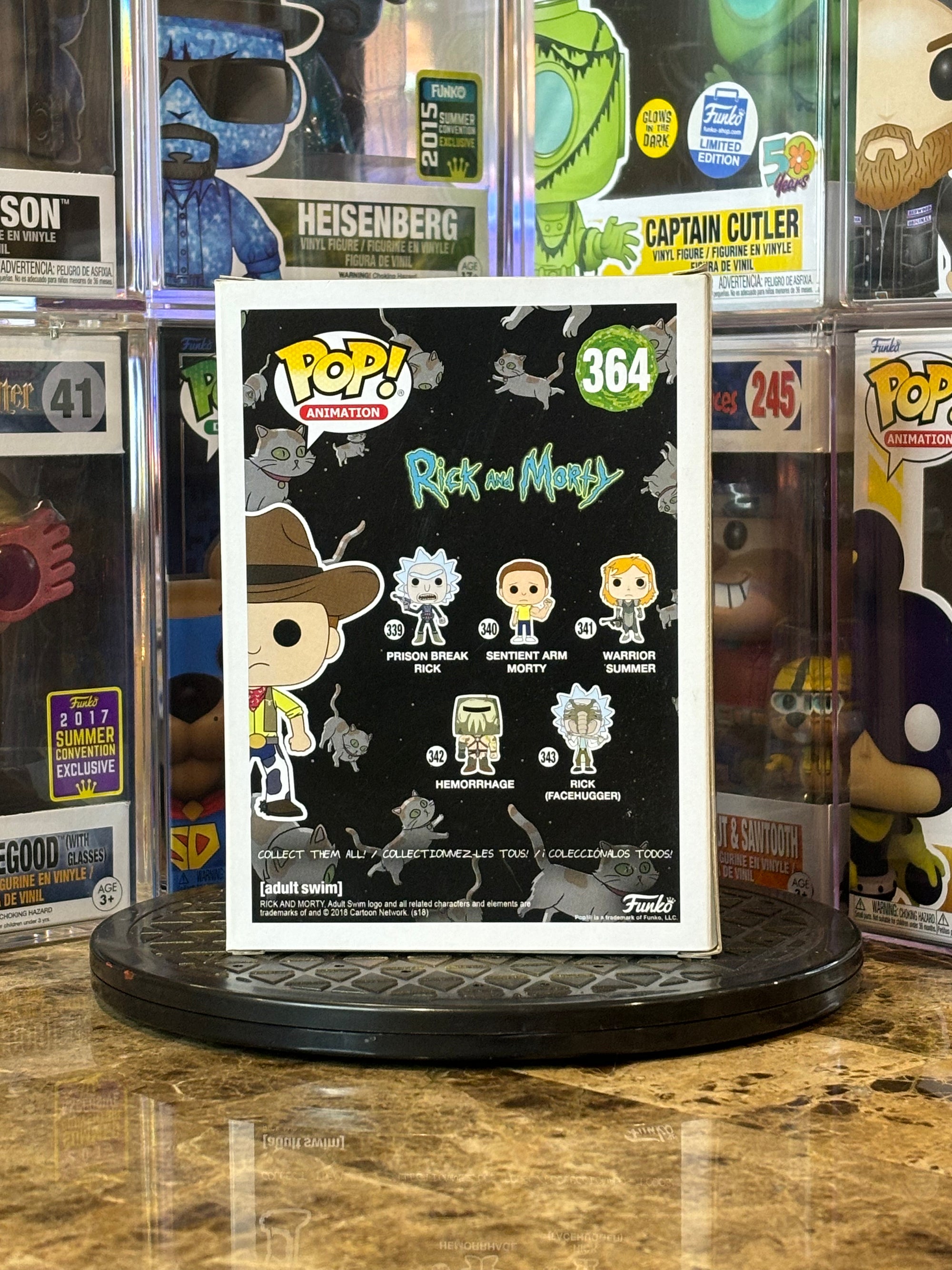 Funko Pop Rick and Morty Western Morty #364 DAMAGED