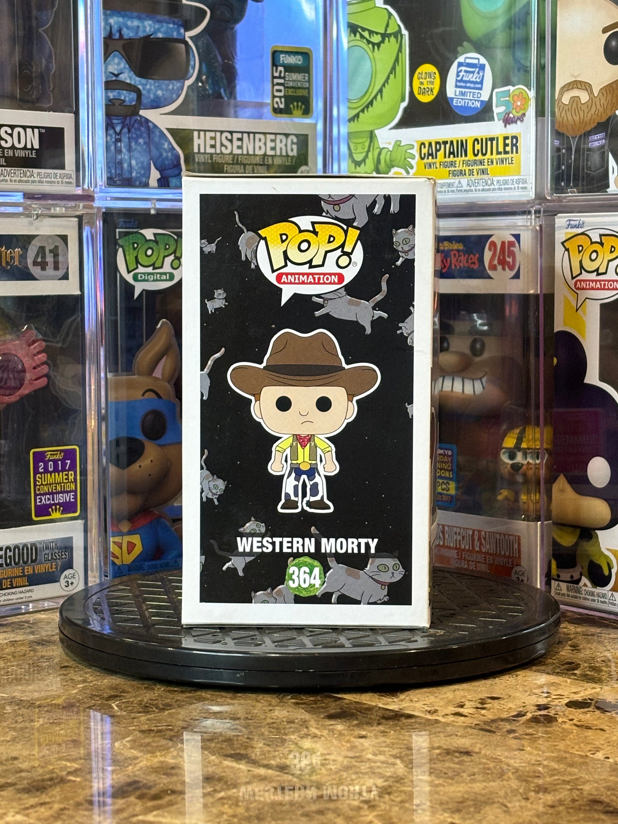 Funko Pop Rick and Morty Western Morty #364 DAMAGED