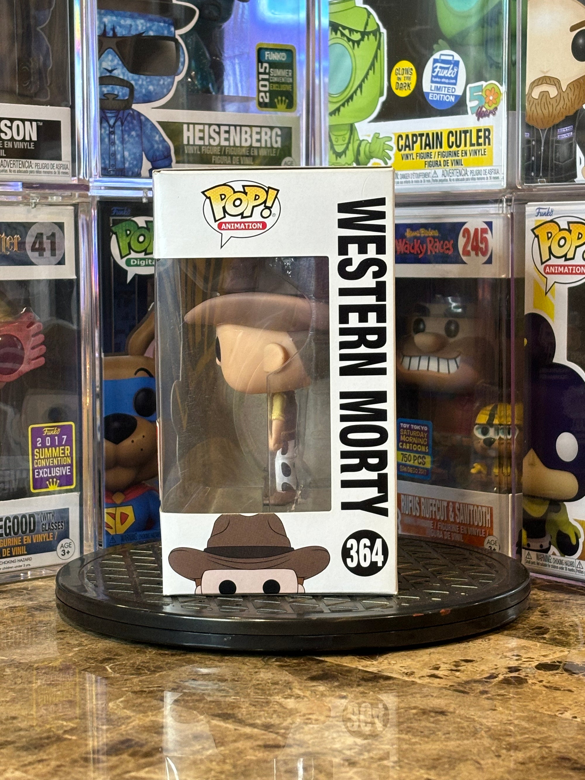 Funko Pop Rick and Morty Western Morty #364 DAMAGED