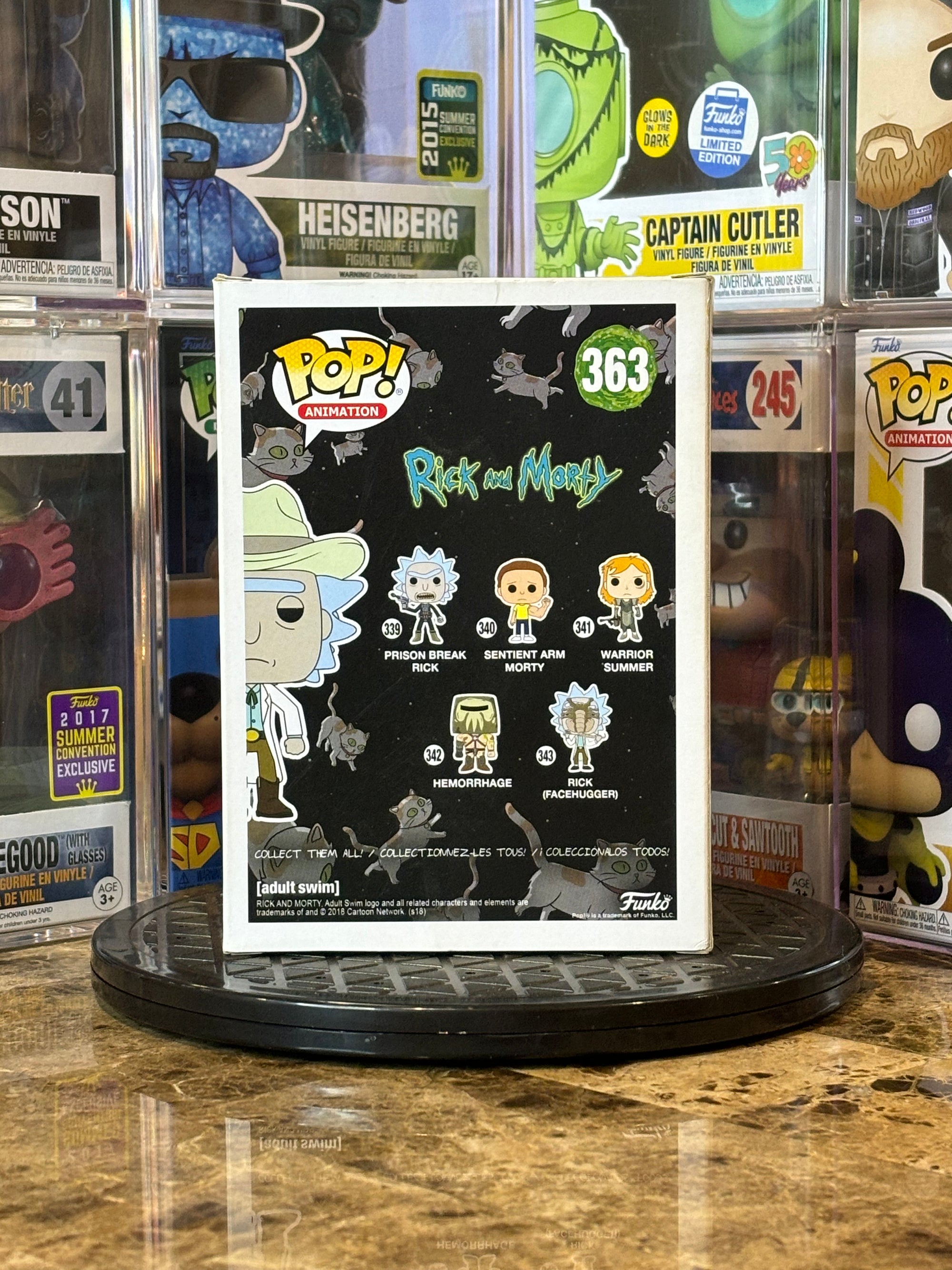 Funko Pop Rick and Morty Western Rick #363 DAMAGED