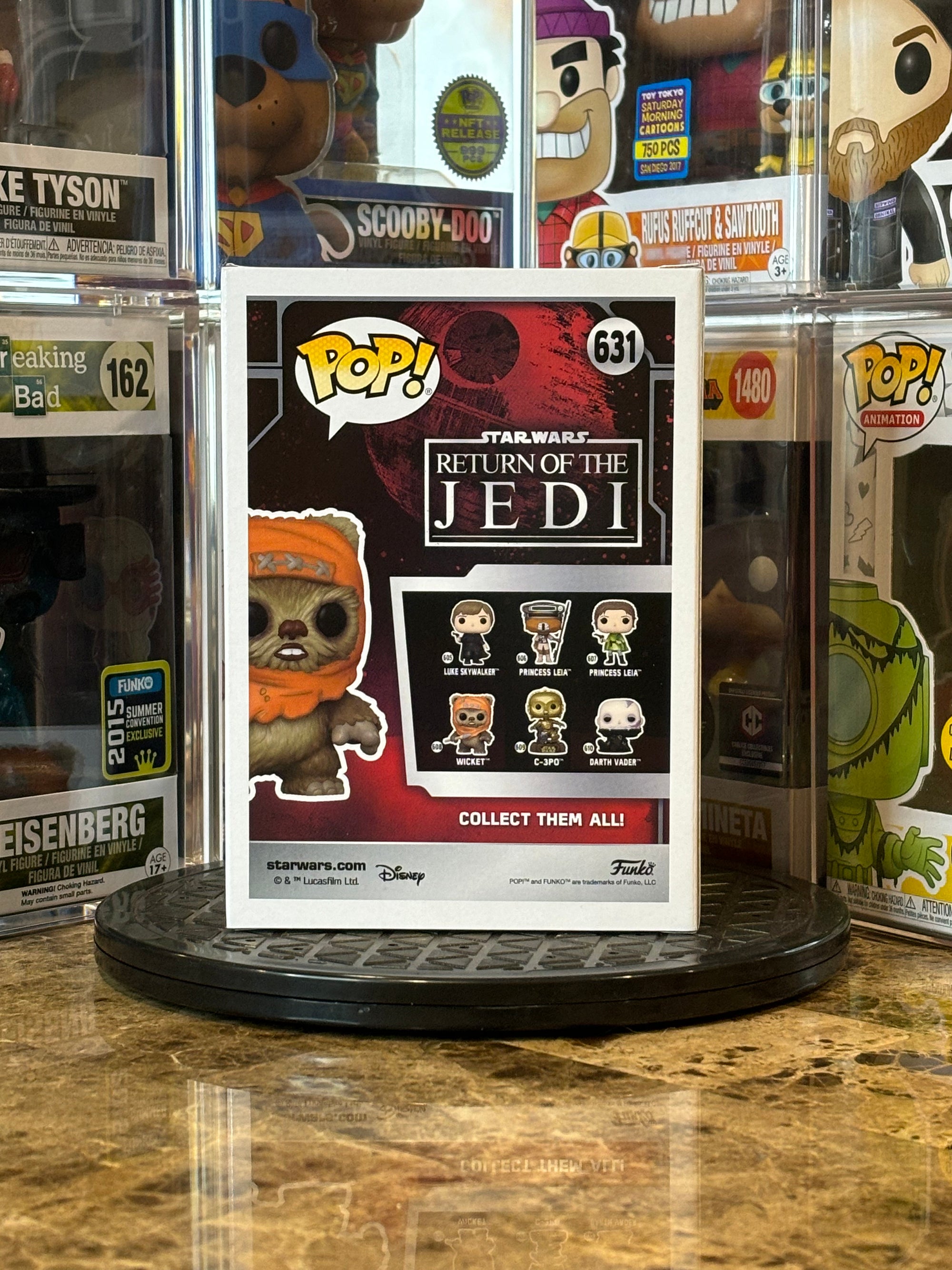 Funko Pop Star Wars Wicket with Slingshot #631
