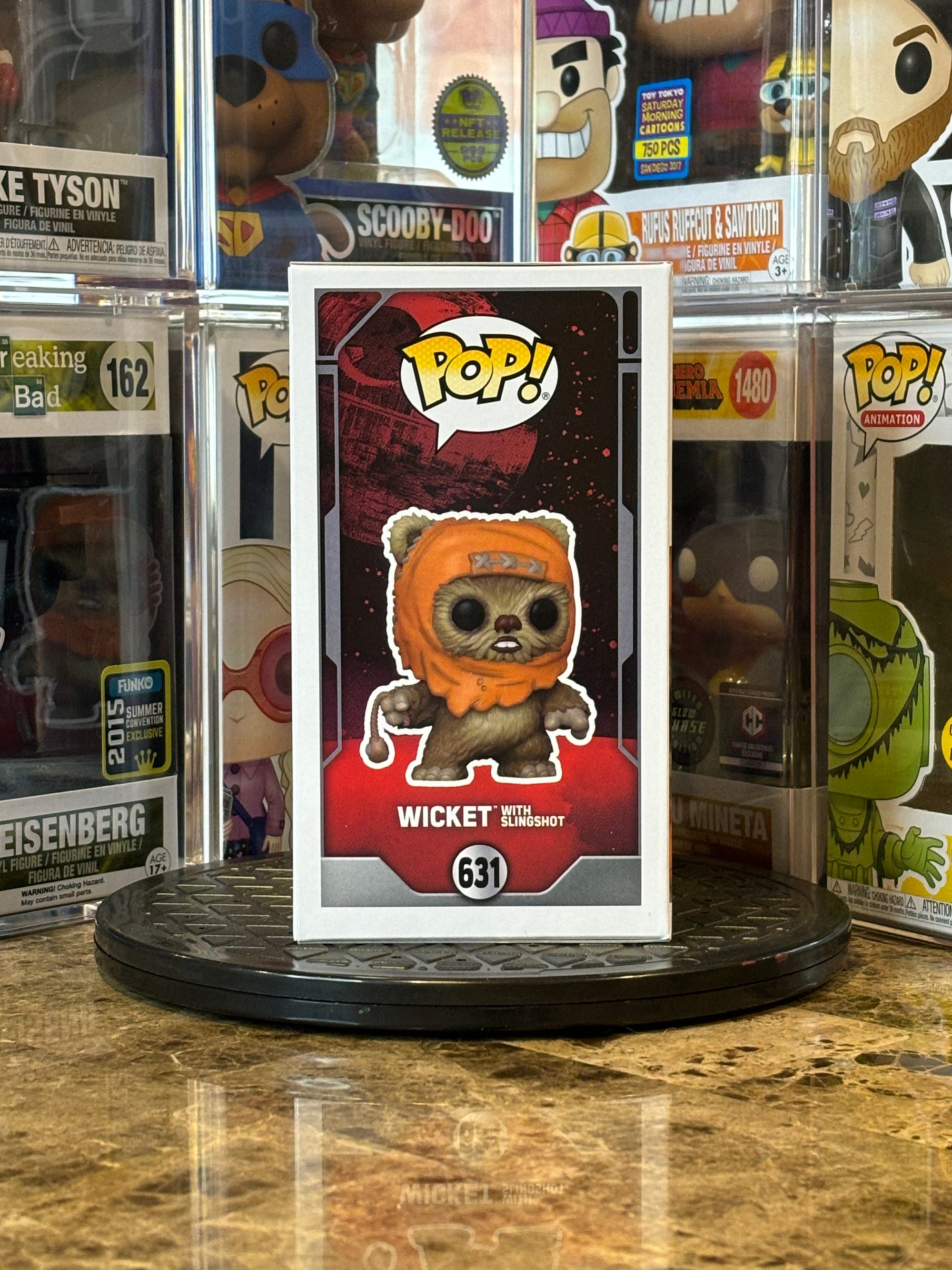 Funko Pop Star Wars Wicket with Slingshot #631