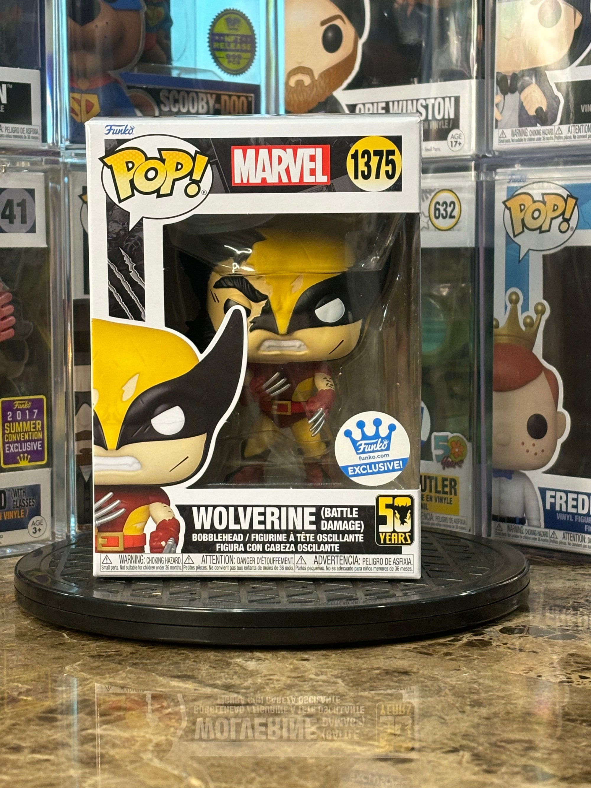 Funko Pop Marvel Wolverine(Battle Damage) #1375