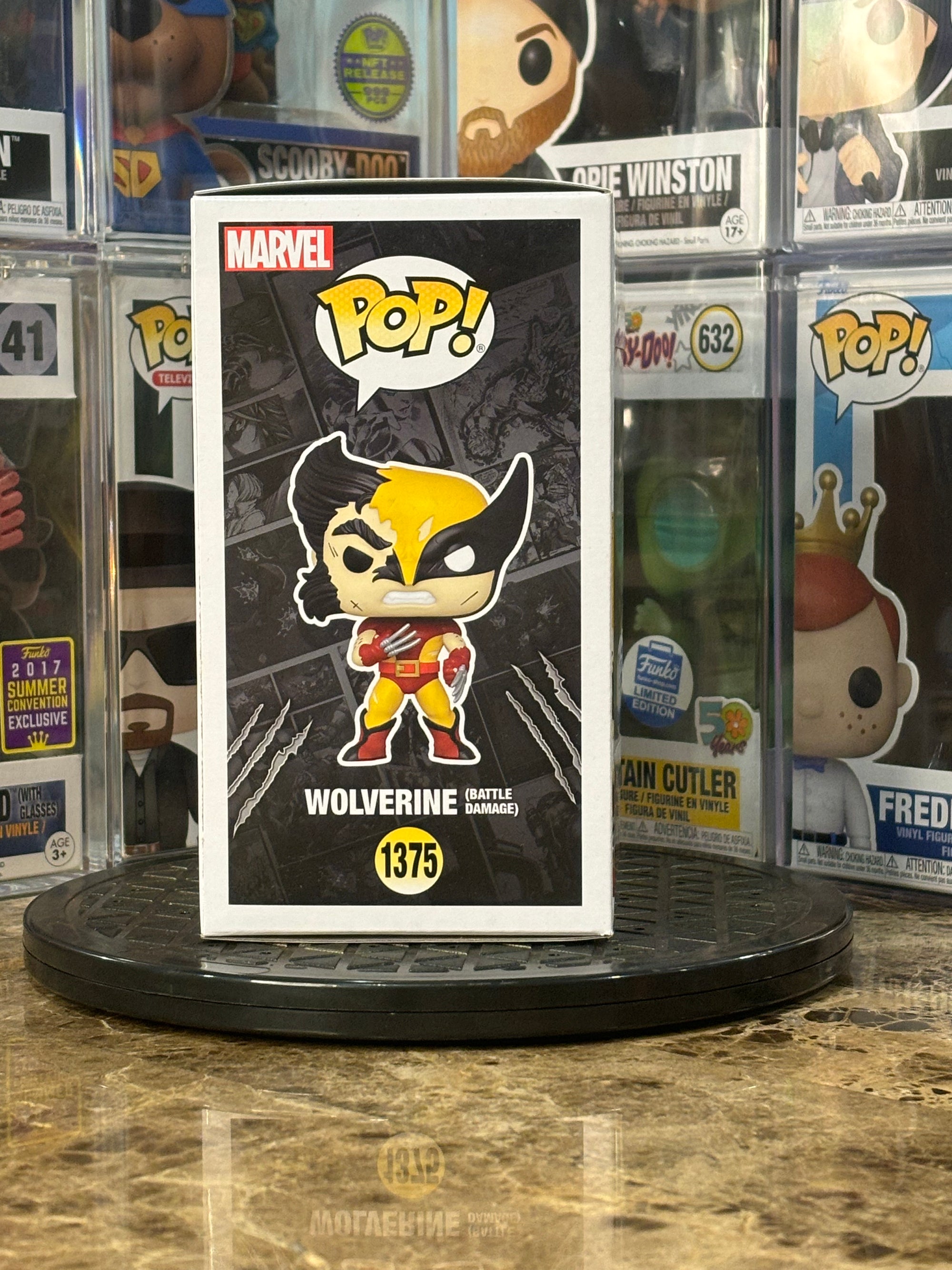 Funko Pop Marvel Wolverine(Battle Damage) #1375