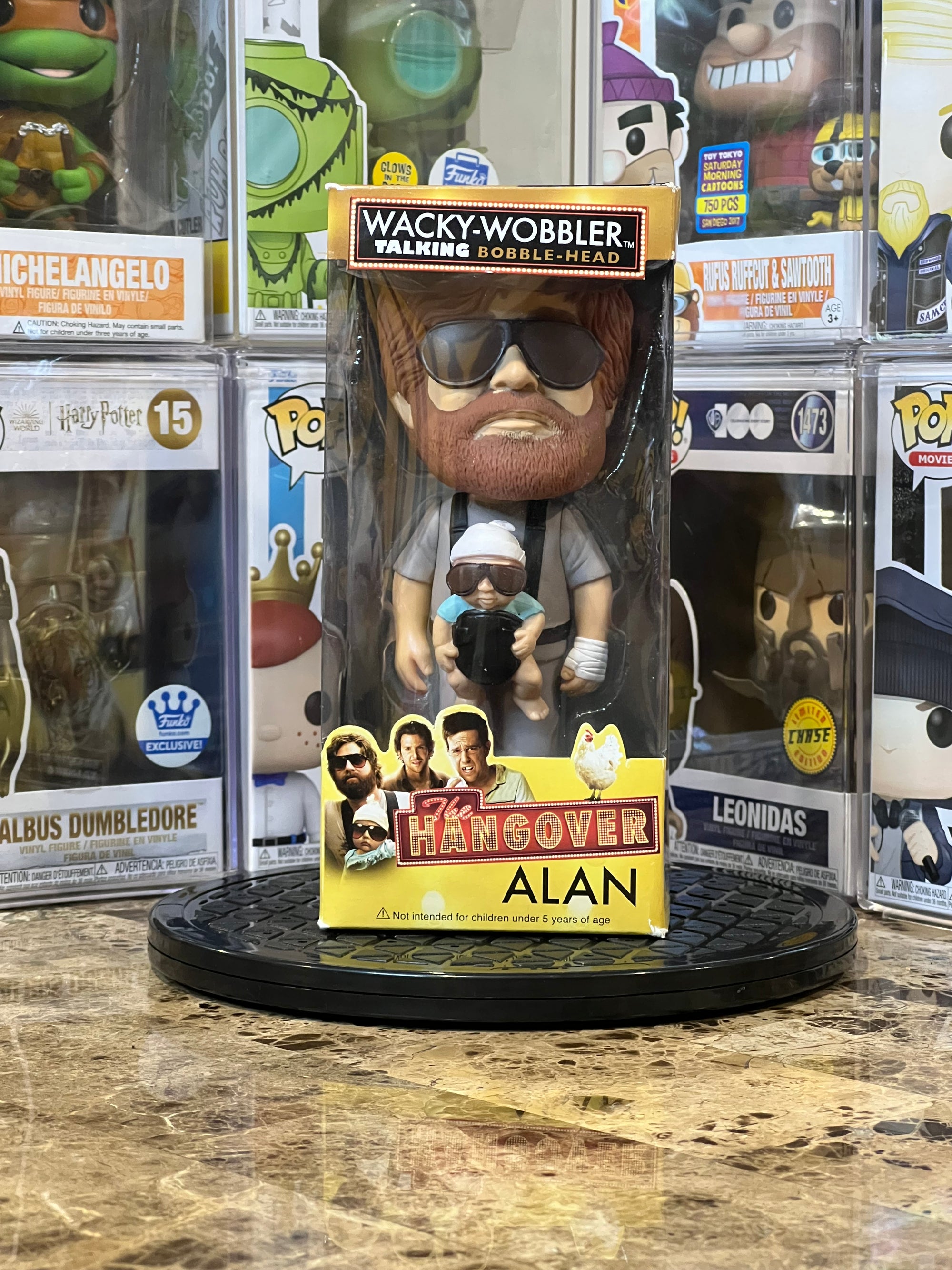 Wacky Wobbler Talking Bobblehead Alan from The Hangover