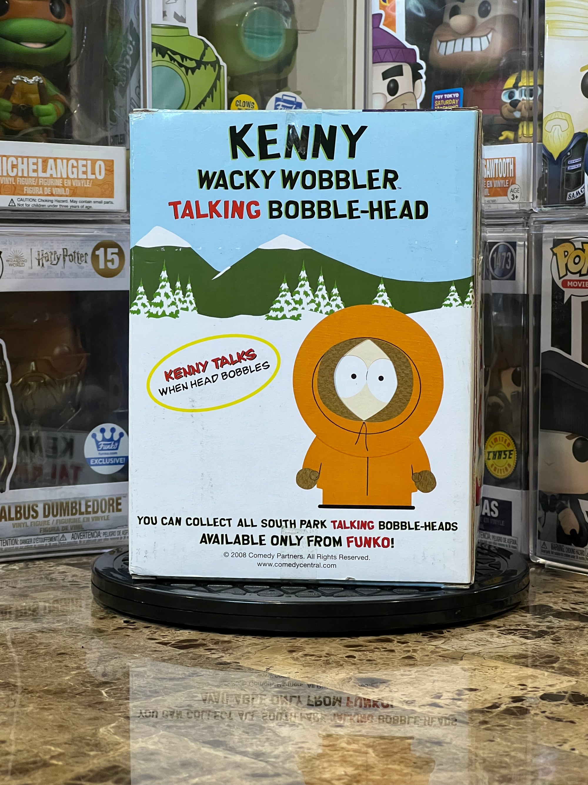 Wacky Wobbler Talking Bobblehead Kenny