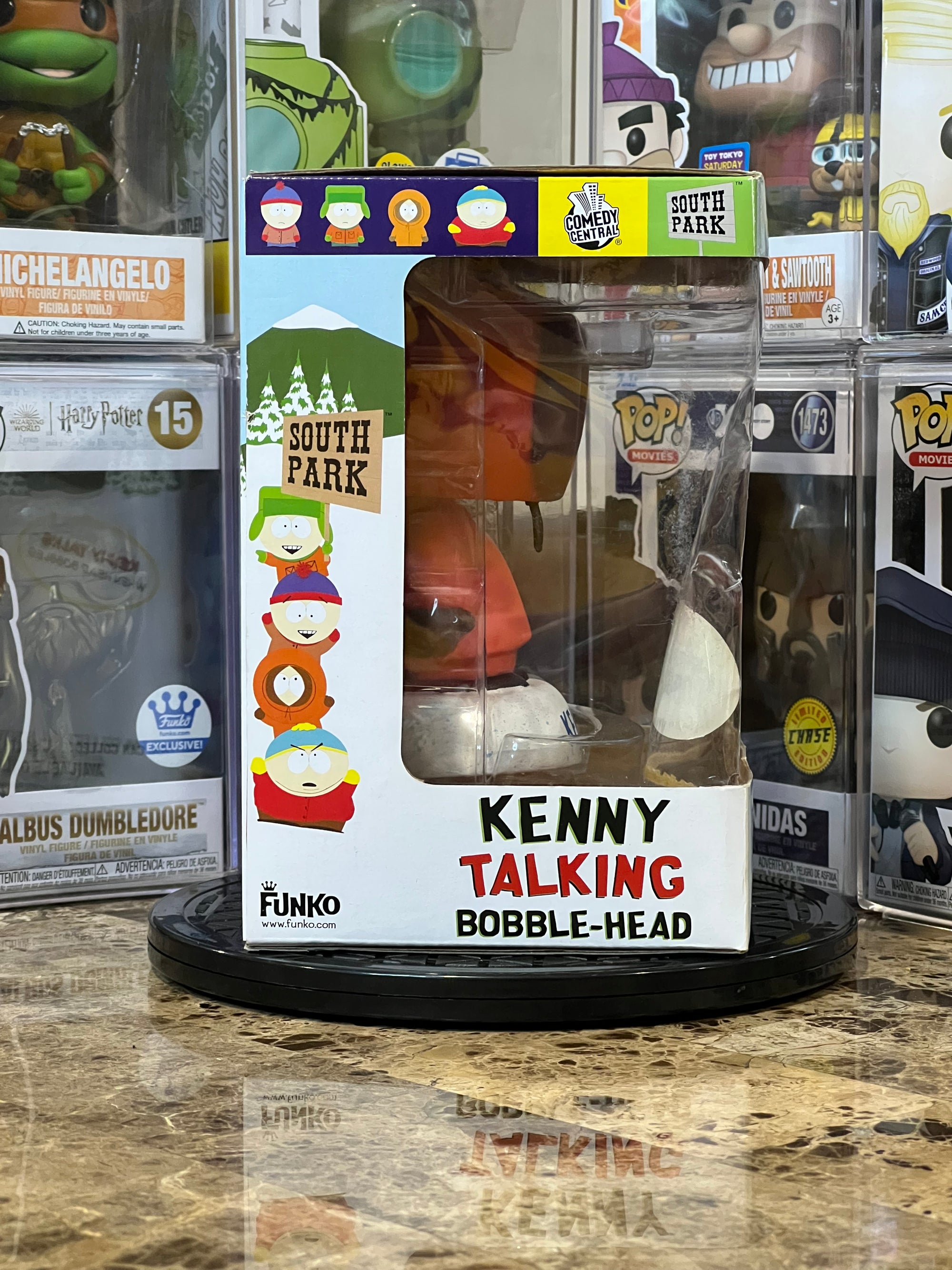 Wacky Wobbler Talking Bobblehead Kenny